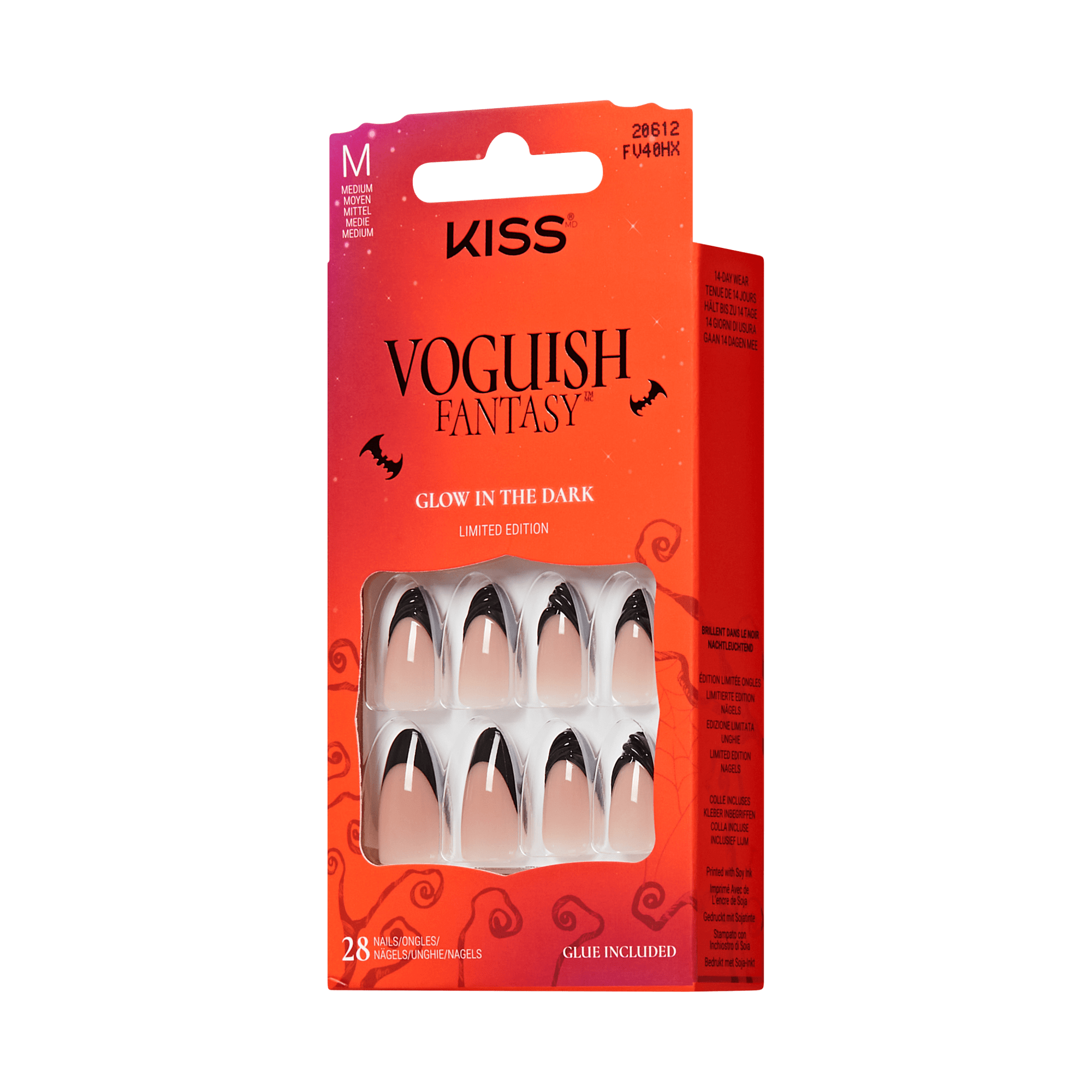 KISS Voguish Fantasy Halloween Press On Glue Nails - Ghoul Friends