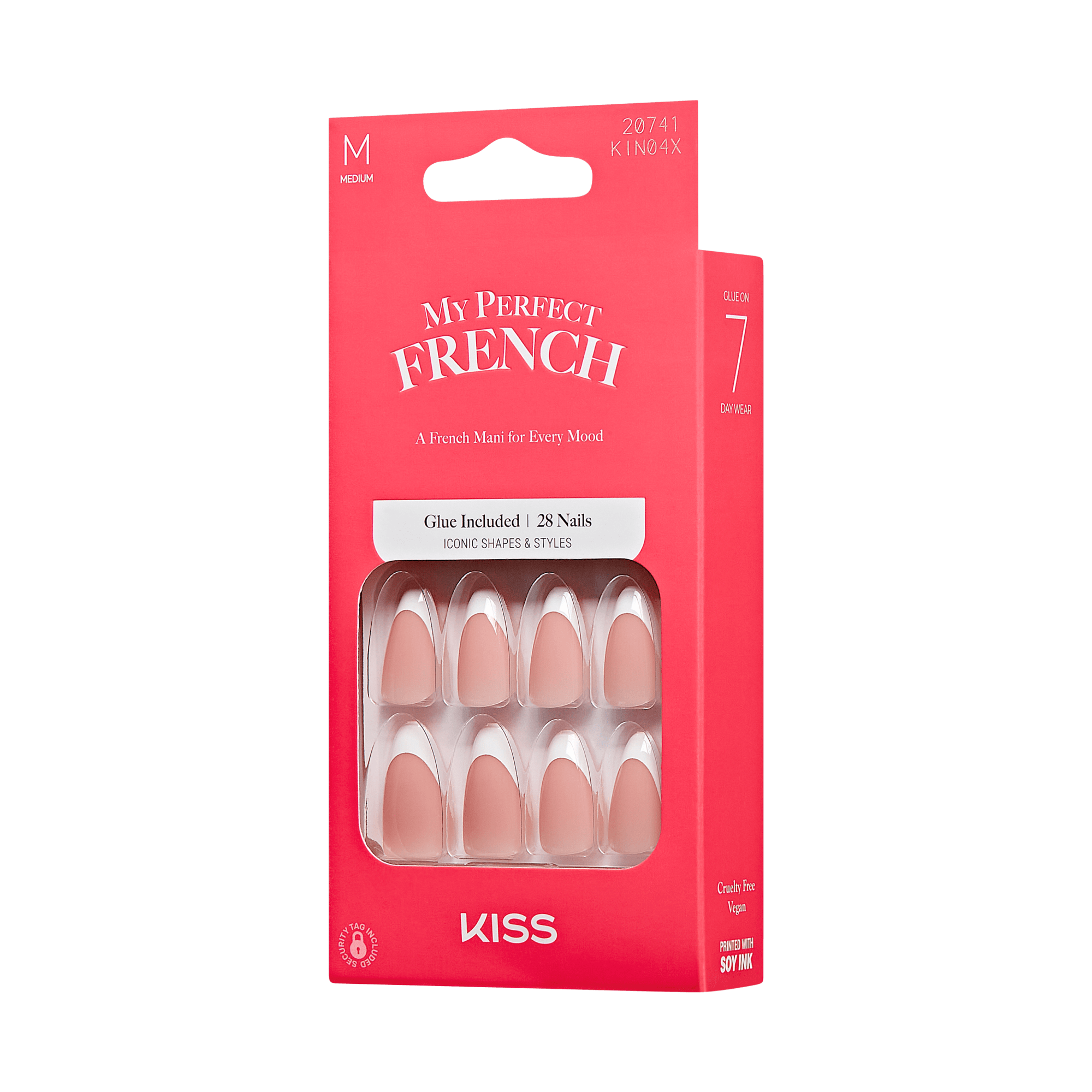 KISS My Perfect French Press On Glue Nails - All You Love