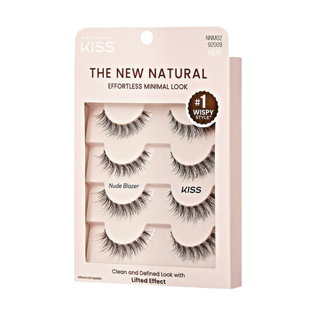 KISS The New Natural Lash 4-Pair Multipack - Nude Blazer – KISS USA