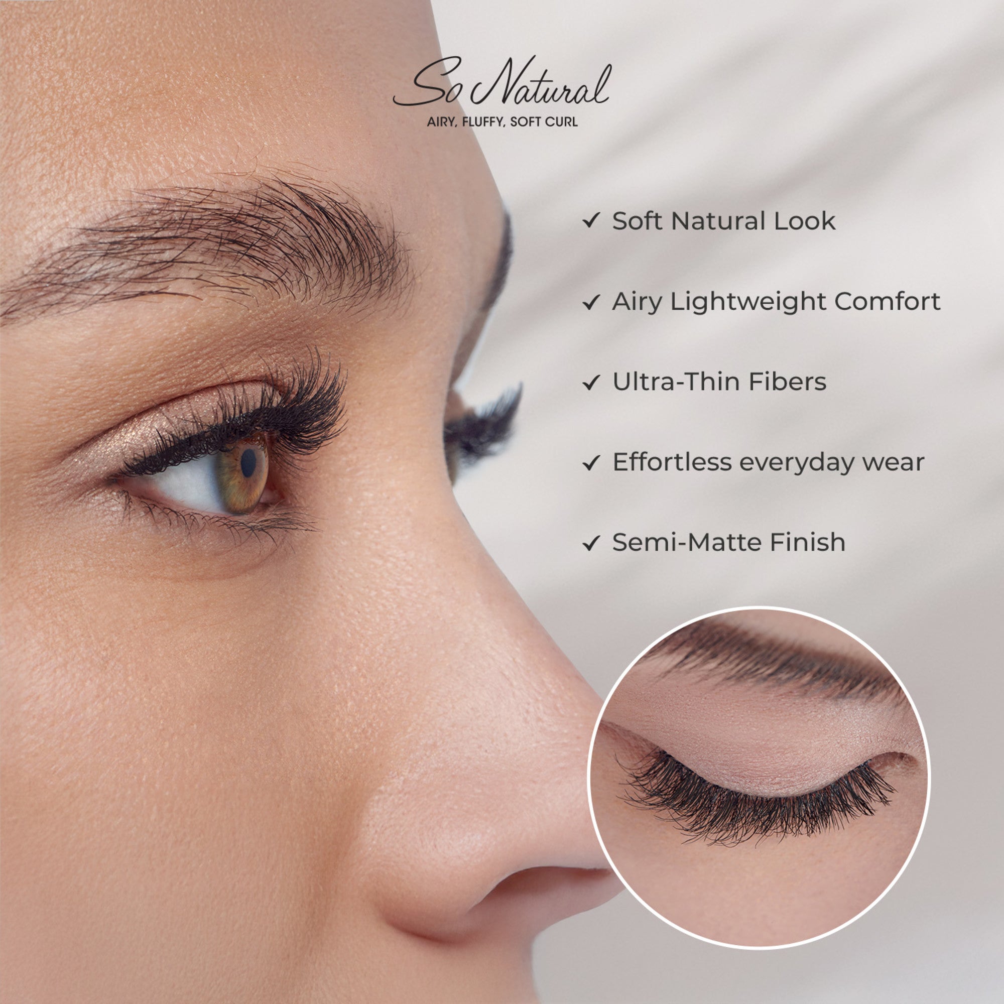 KISS So Natural False Eyelashes - Fluffy Natural