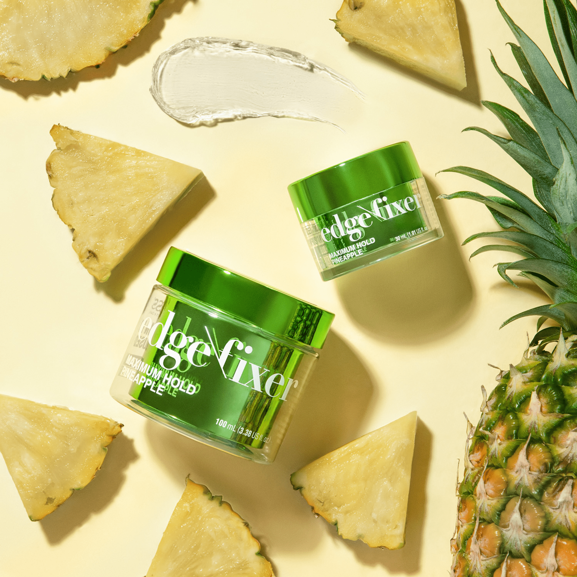 Kiss Colors & Care Edge Fixer Duo Bundle - Pineapple