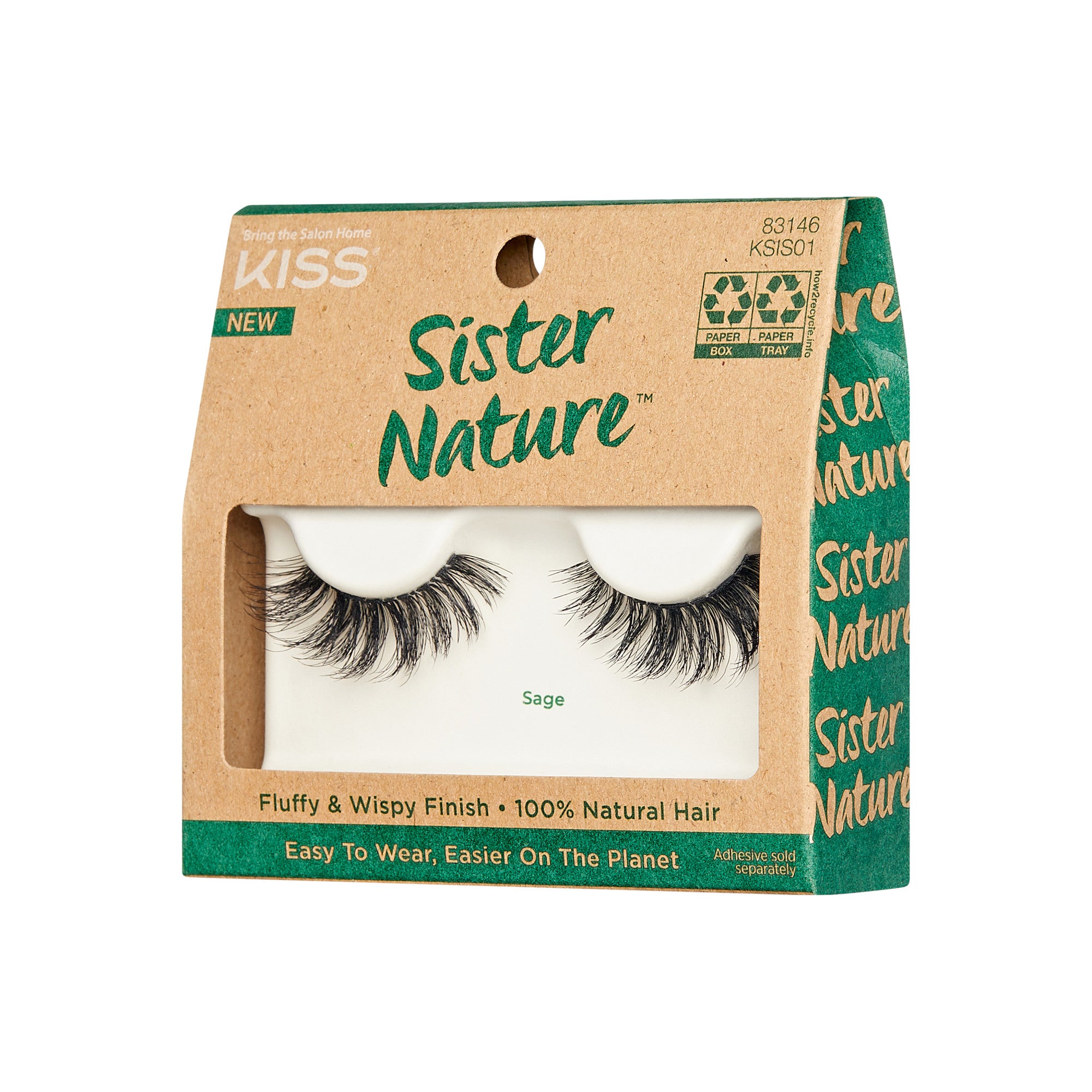 KISS Sister Nature False Eyelashes - Sage