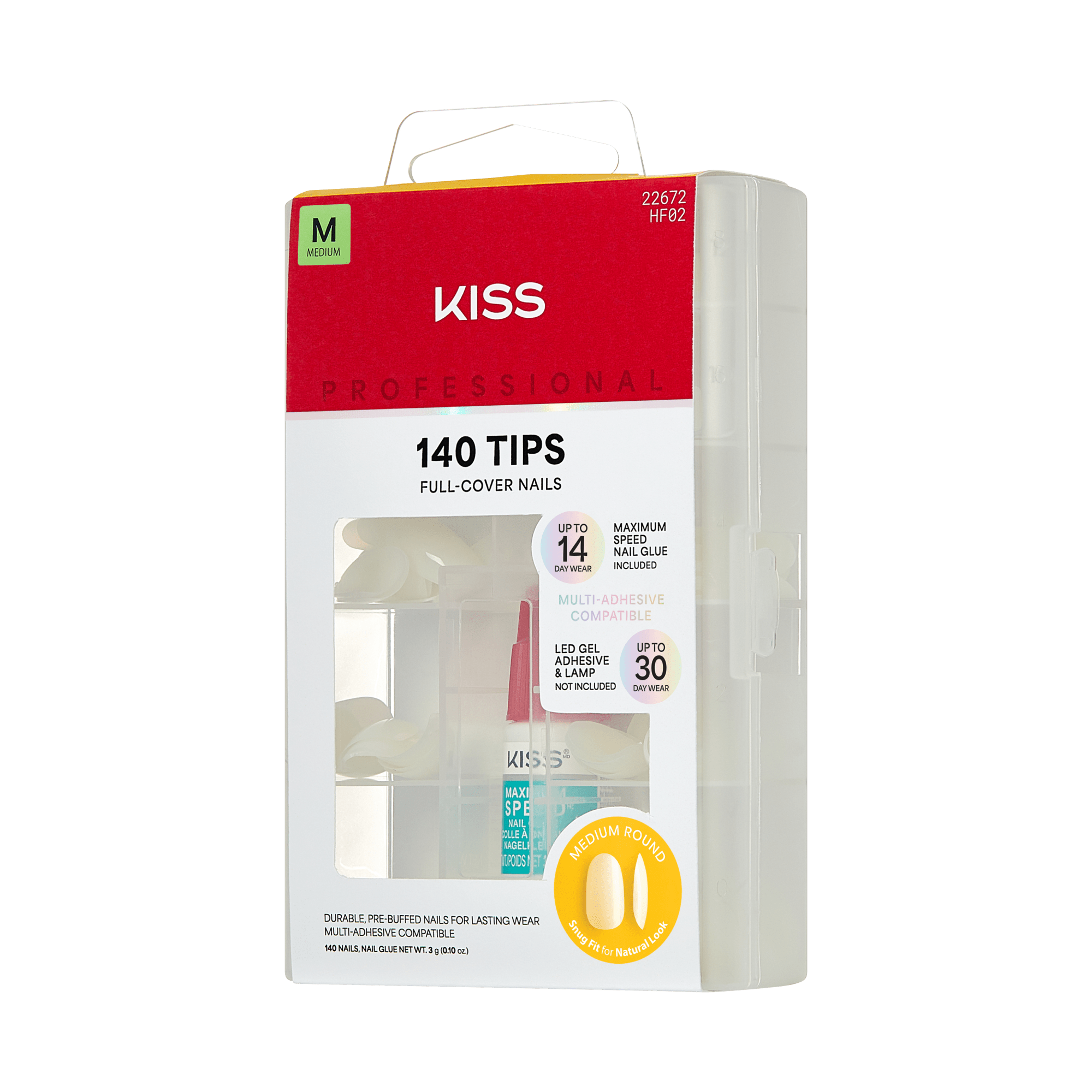 KISS Professional Full Cover Press On Nails - Earthly