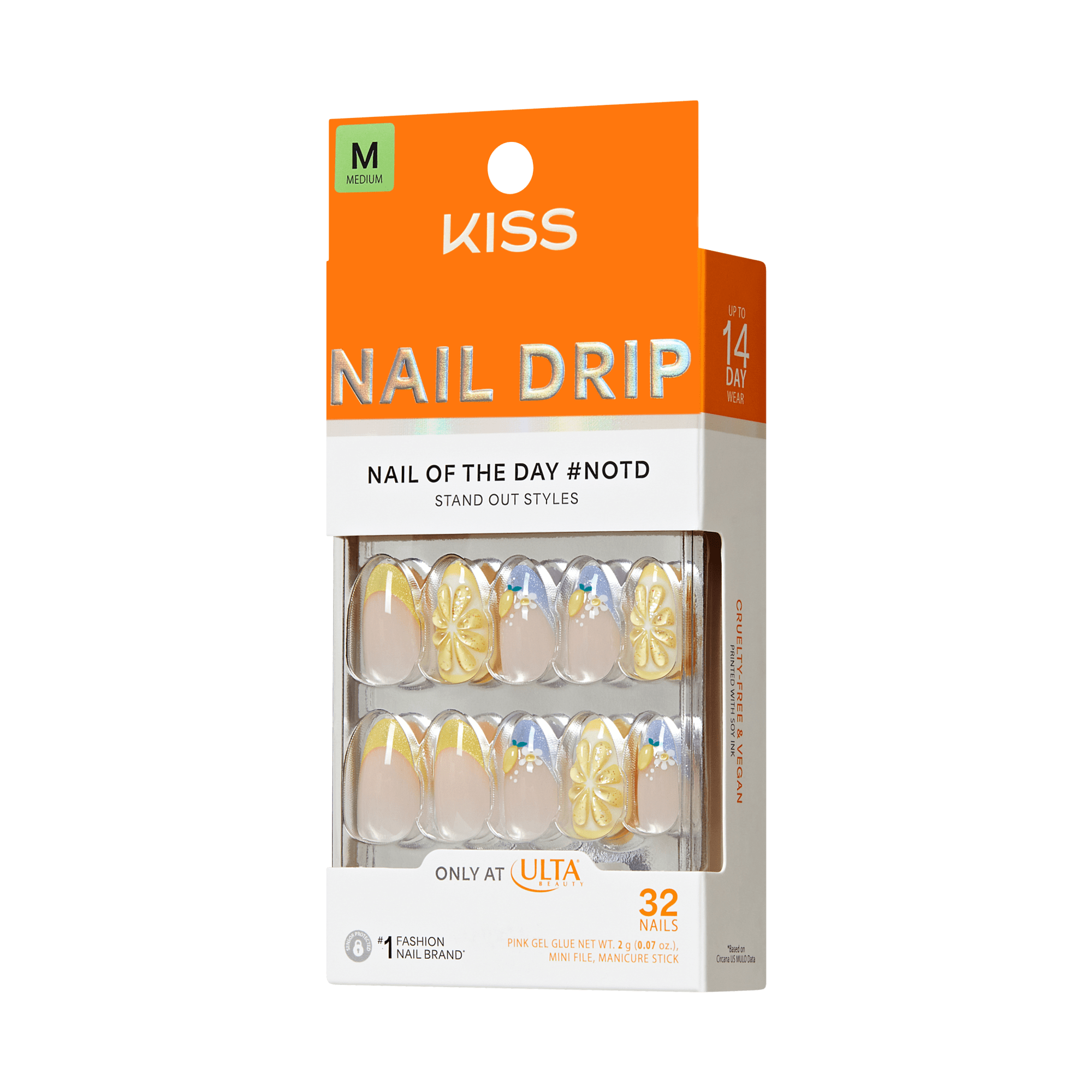 KISS NAIL DRIP Press On Glue Nails - Euphoric Leap