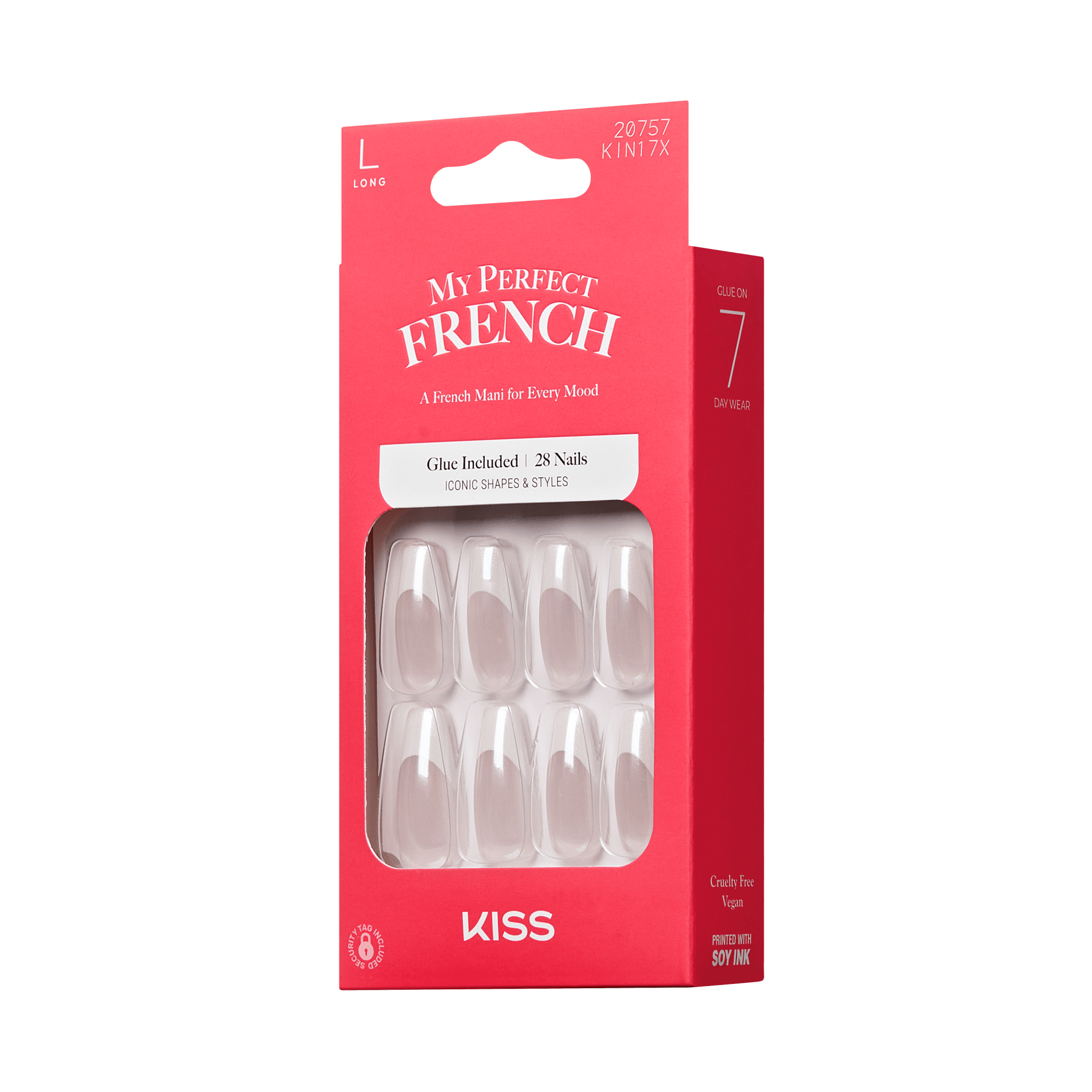 KISS My Perfect French Press On Glue Nails - All Mine