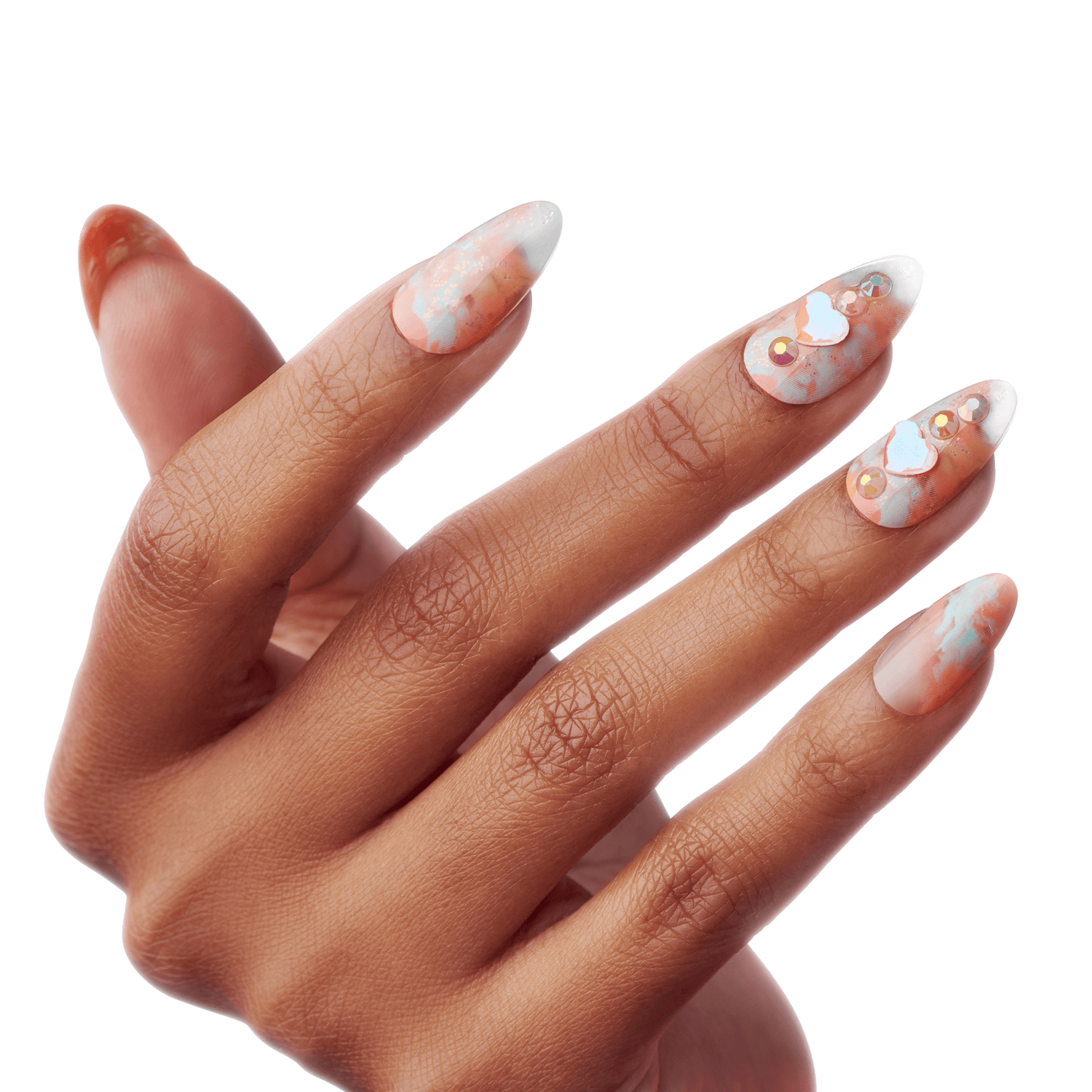 KISS Majestic Dream Press On Glue Nails - Beach Walk