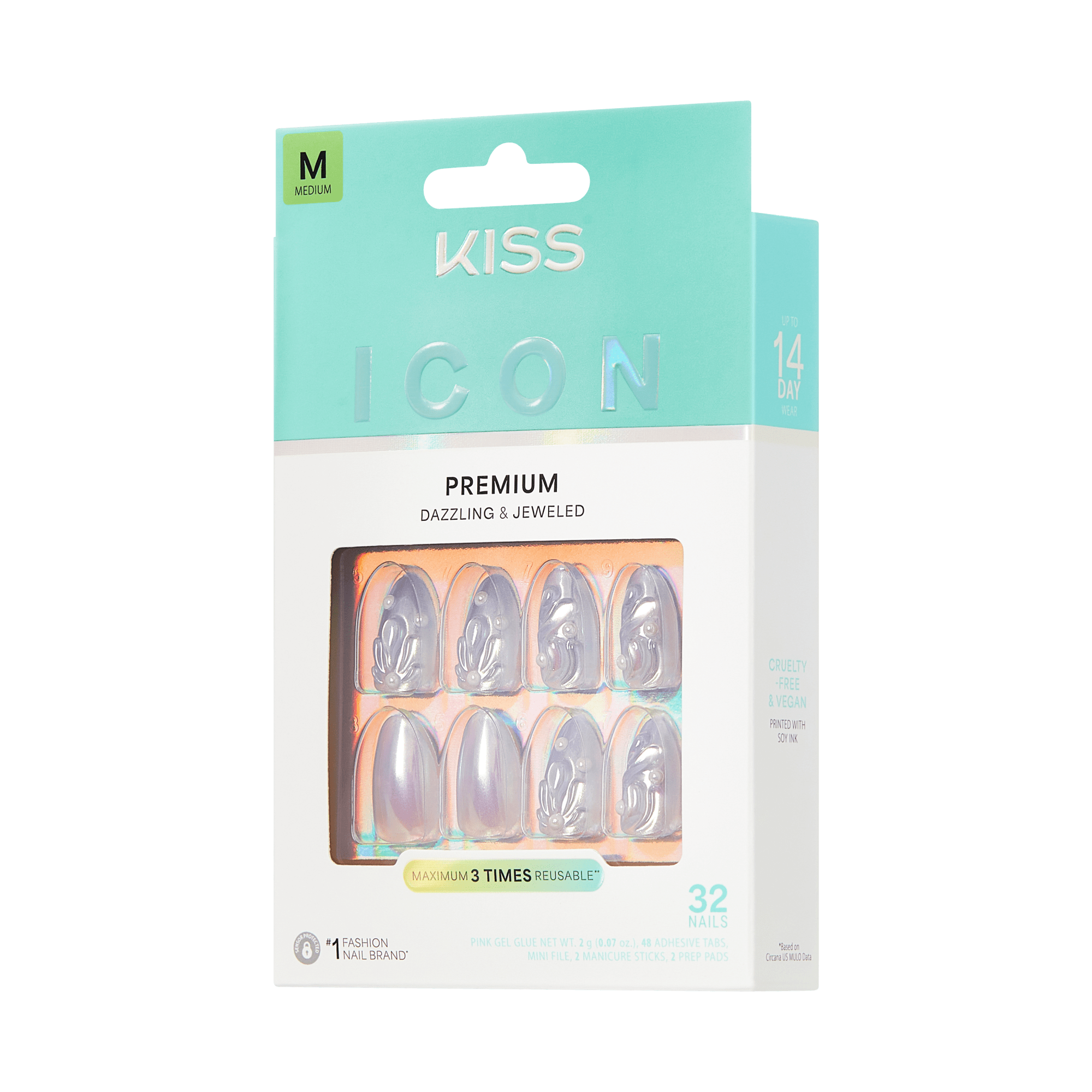 KISS ICON Press On Glue Nails - Remarkable