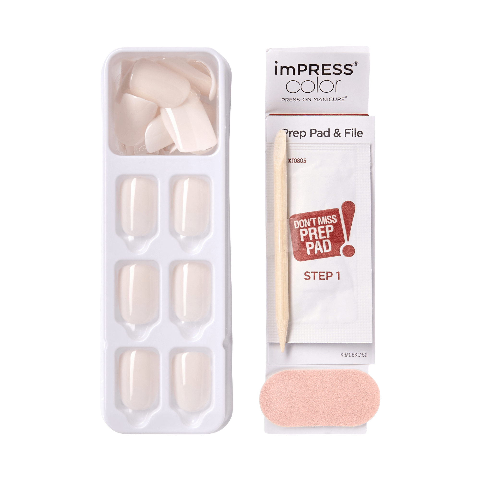 imPRESS Color Press On Nails - Point Pink