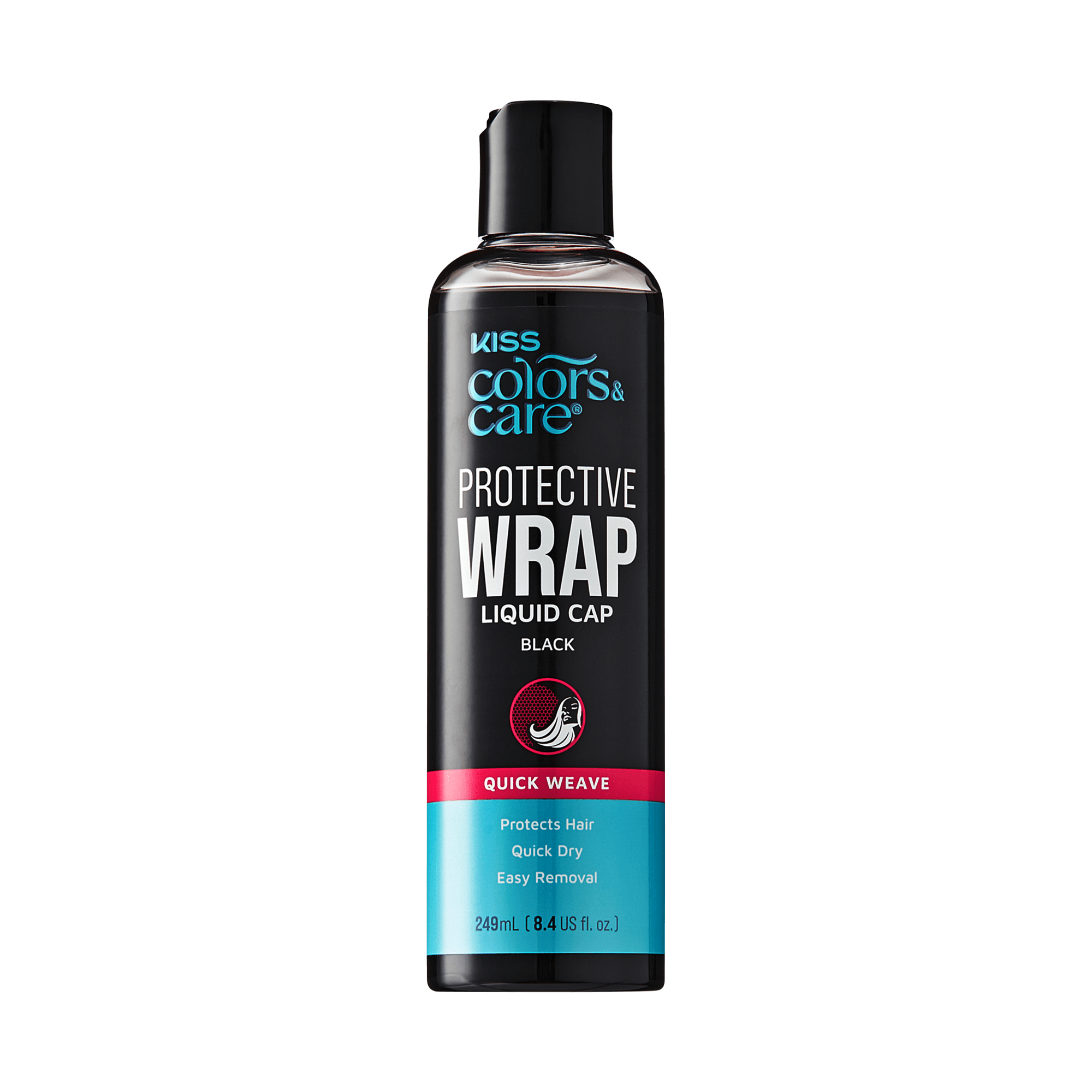 KISS Colors & Care Protective Wrap Liquid Cap - Black