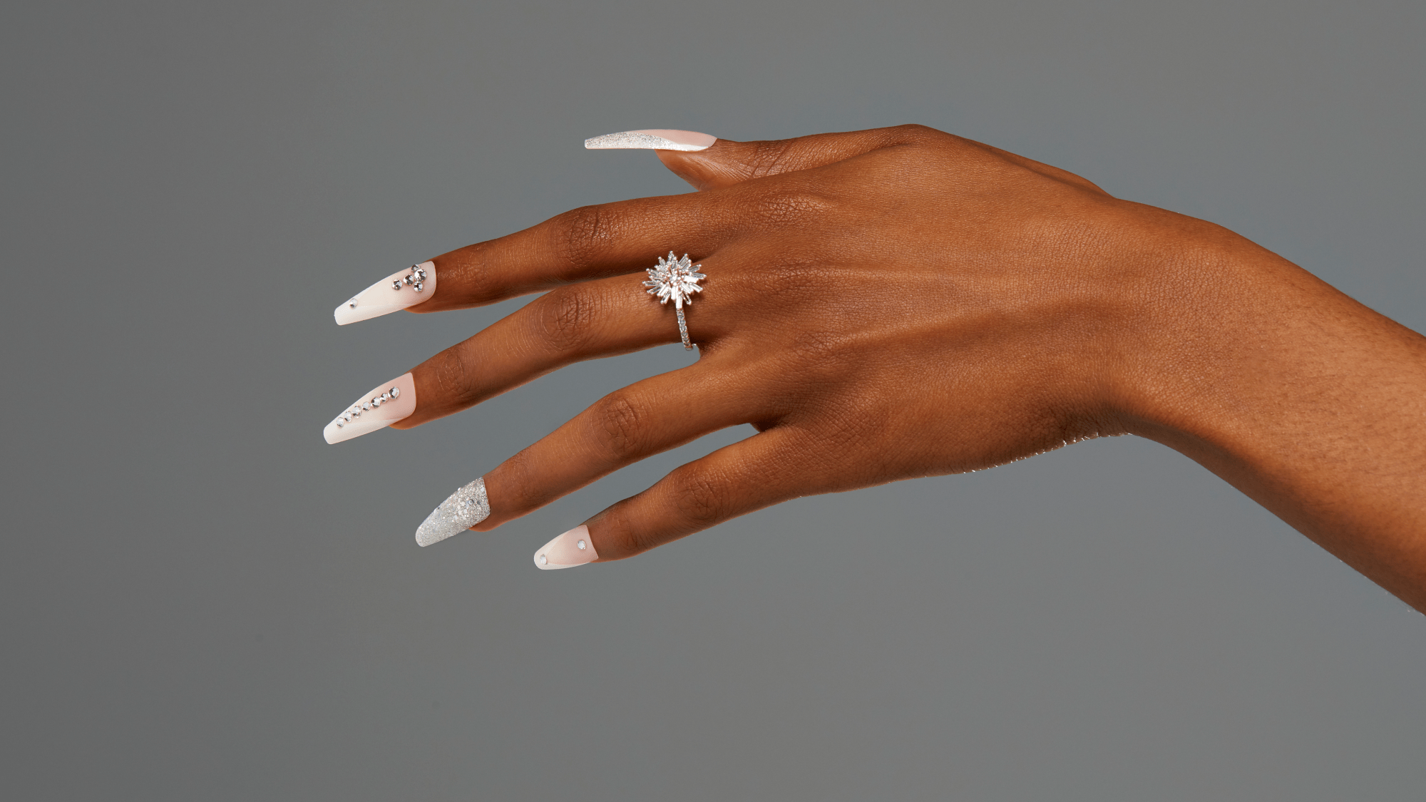 KISS Classy Premium Press On Glue Nails - Sophisticated