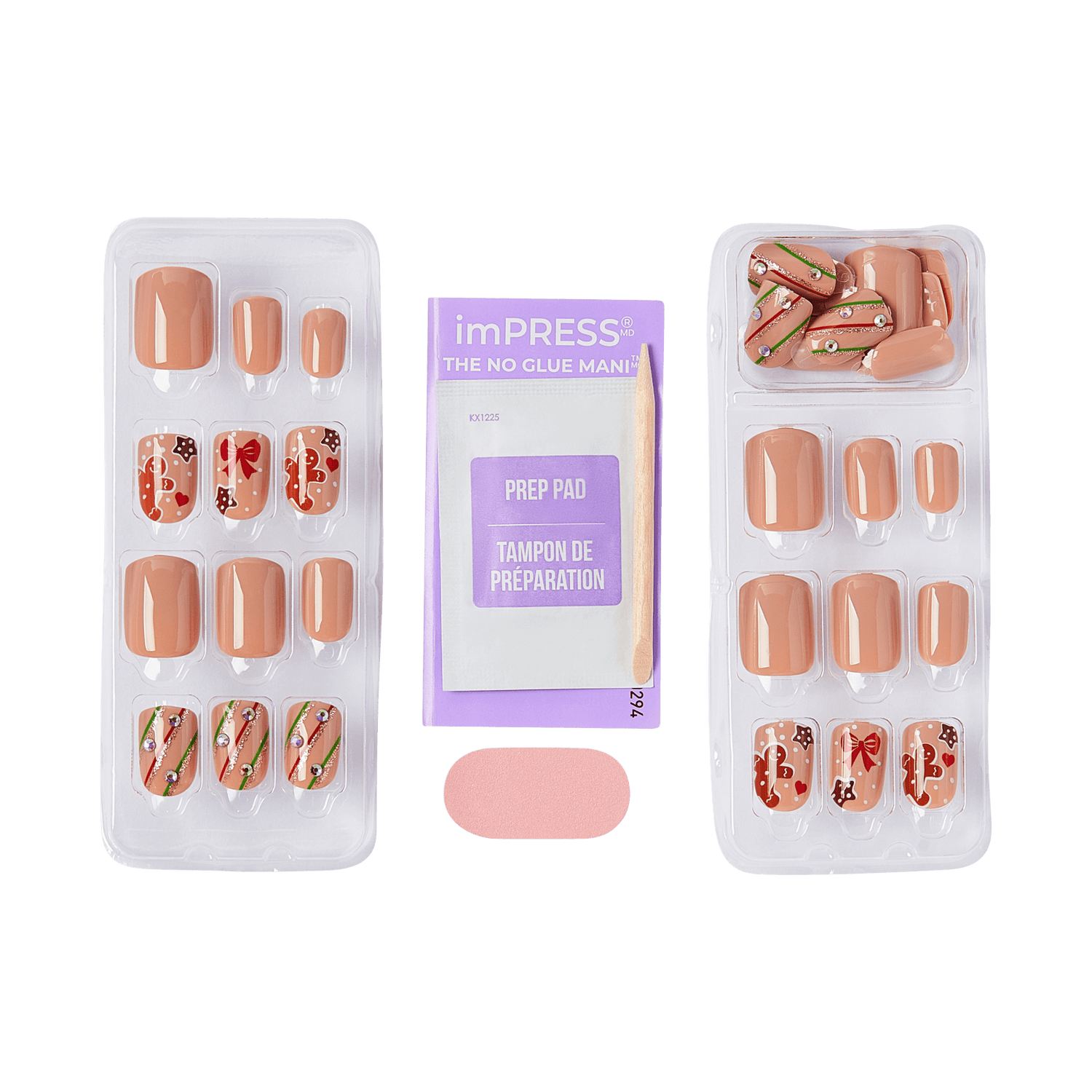 imPRESS Holiday Design Press On Nails - Mistletoe Kiss