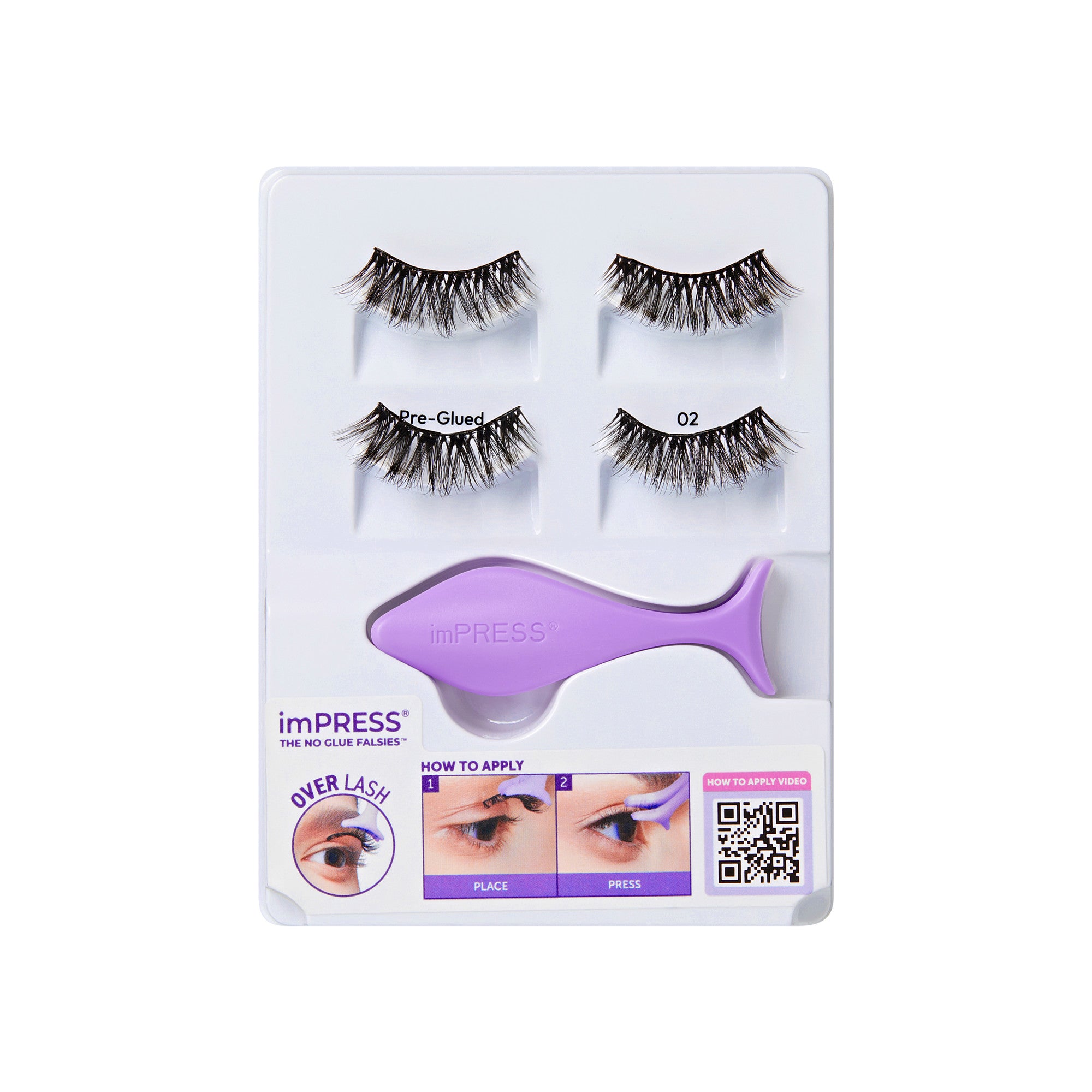 imPRESS Pre-Glued Strip Lashes Kit - Classic Volume