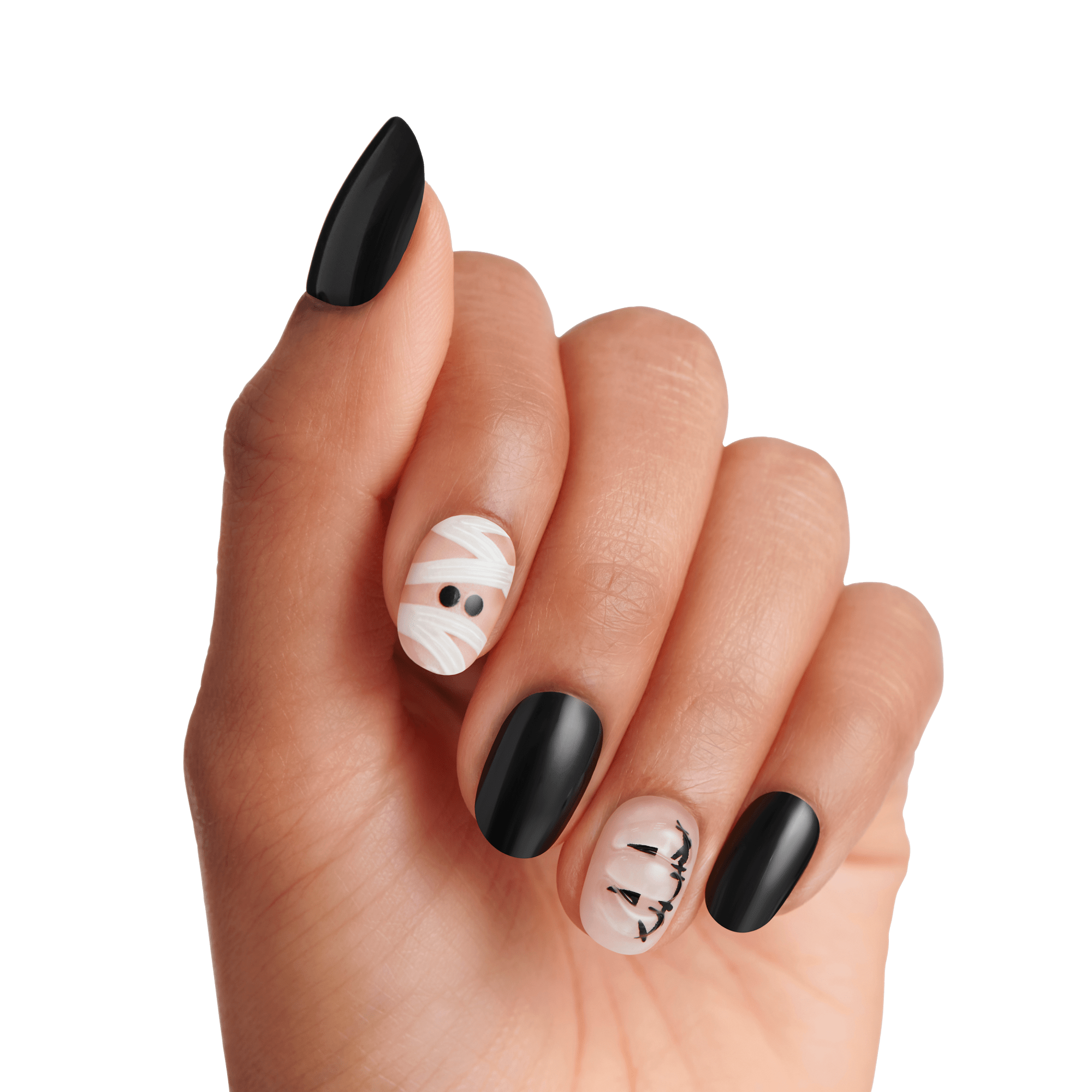 KISS Voguish Fantasy Halloween Press On Glue Nails - Creepy Flavors