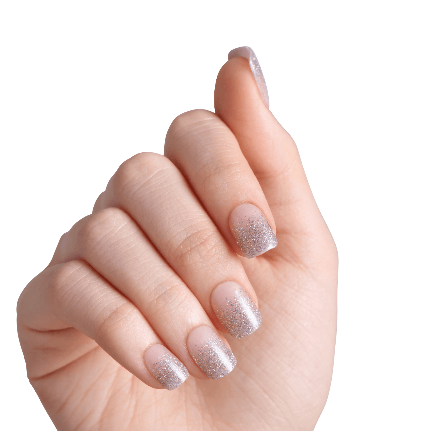 KISS Voguish Fantasy Holiday Press On Glue Nails - Icicle