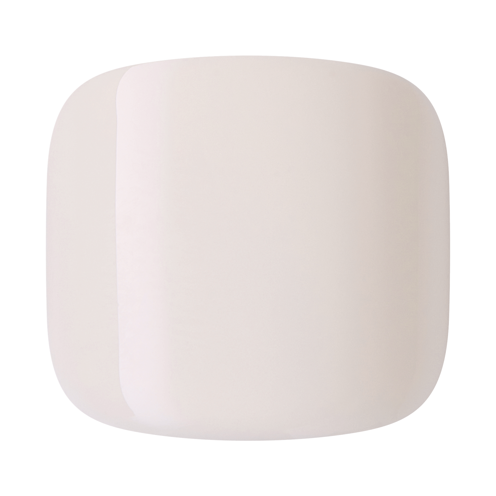 White toenail on a transparent background