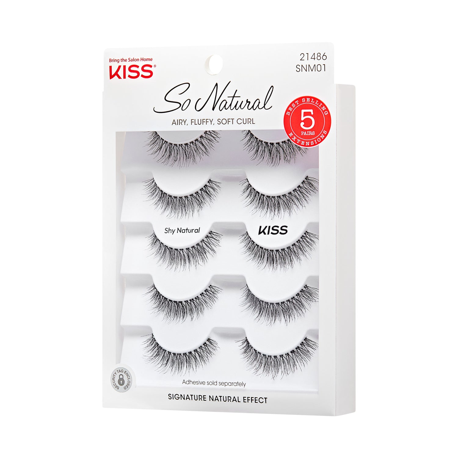 KISS So Natural False Eyelashes - Shy Natural