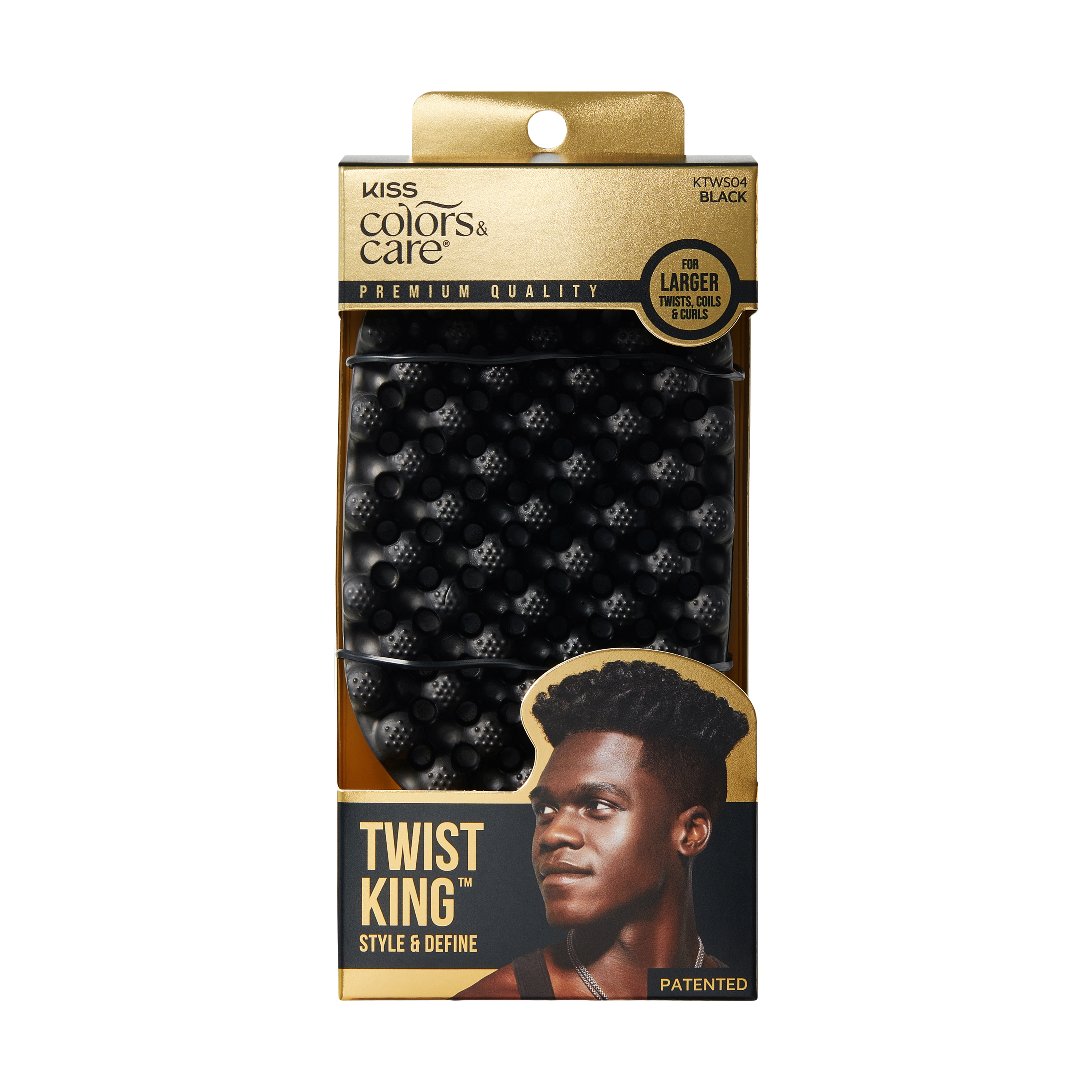KISS Colors & Care Style & Define Twist King - Black