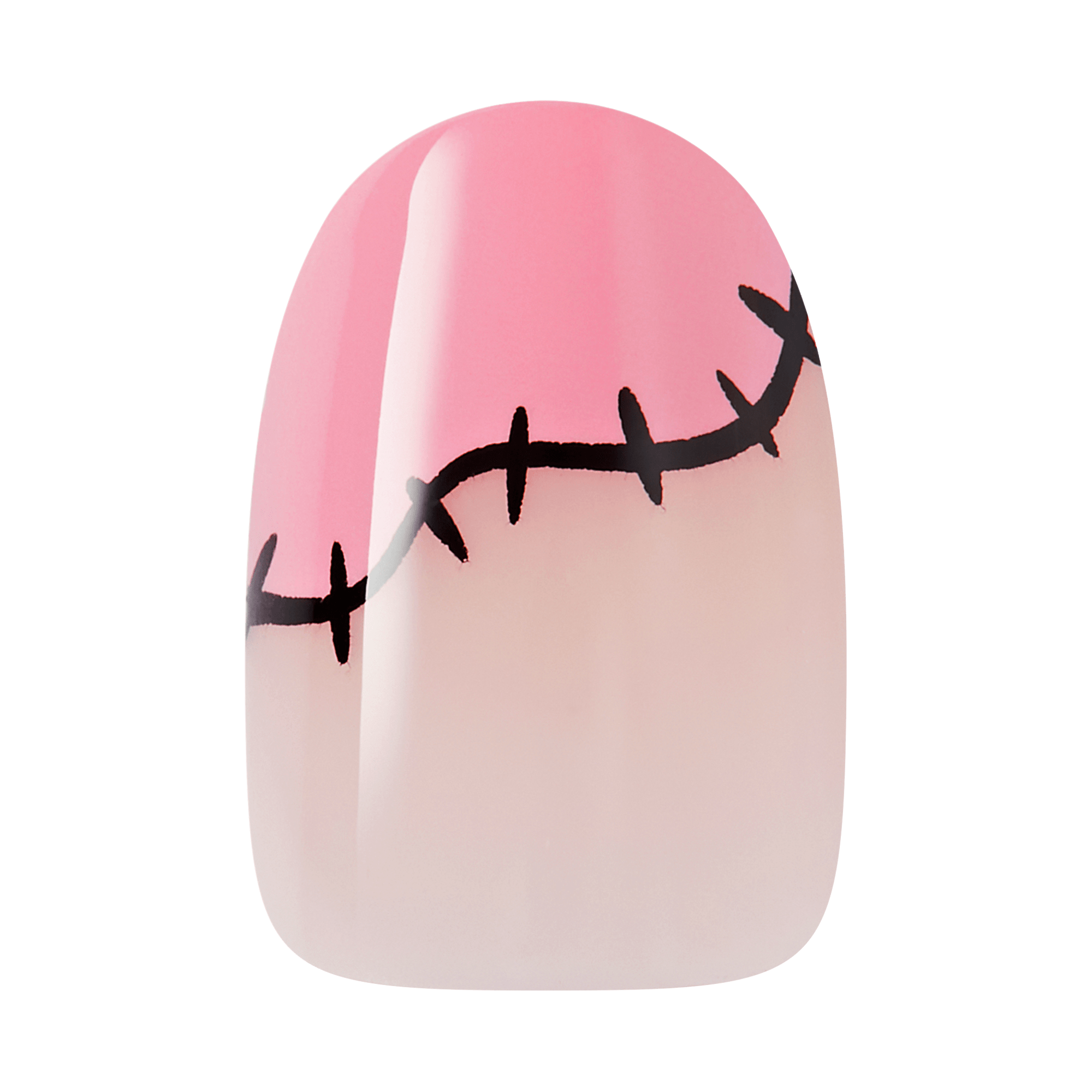 KISS Salon Design Halloween Press On Glue Nails - Nightmare Parade