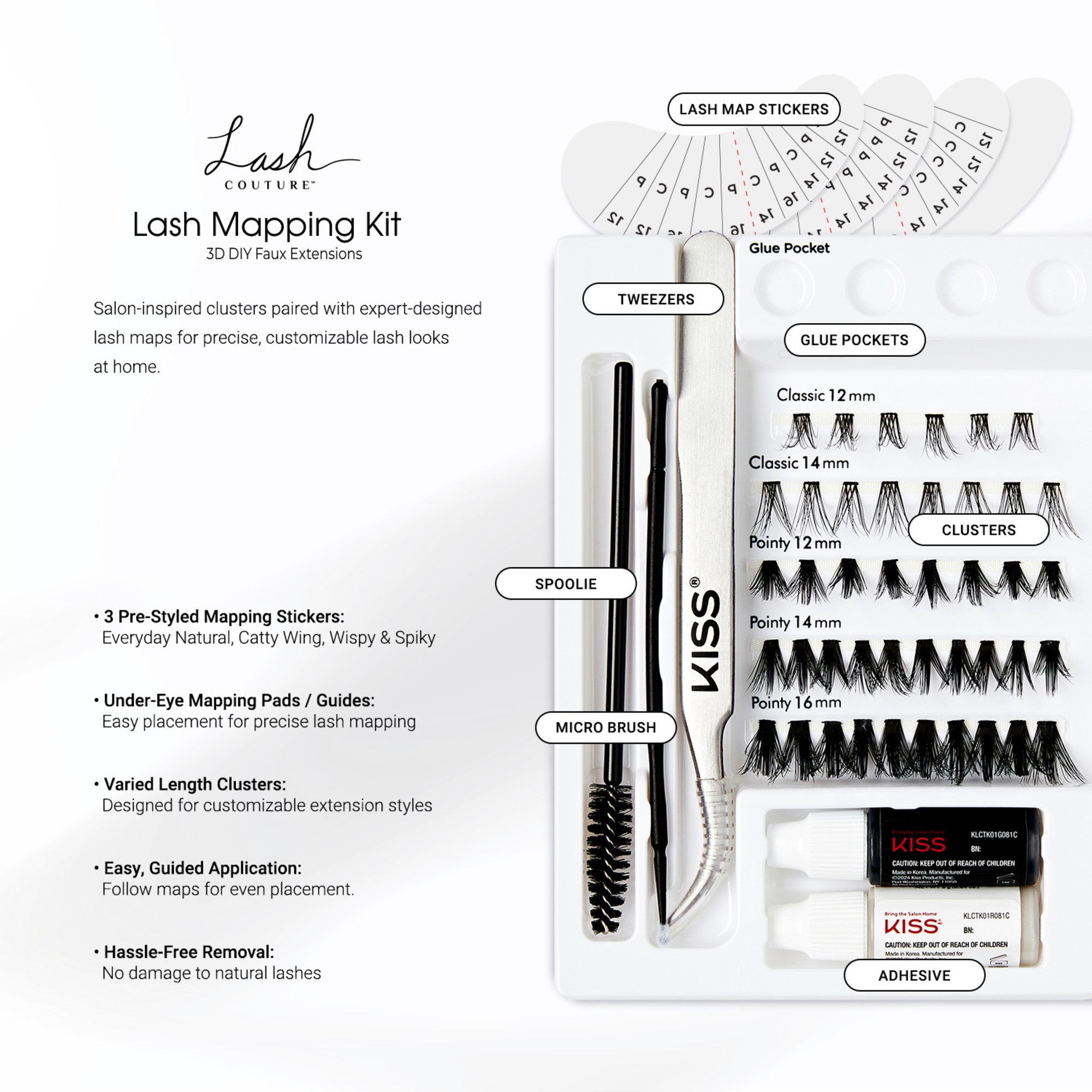 KISS Lash Couture Lash Mapping Kit