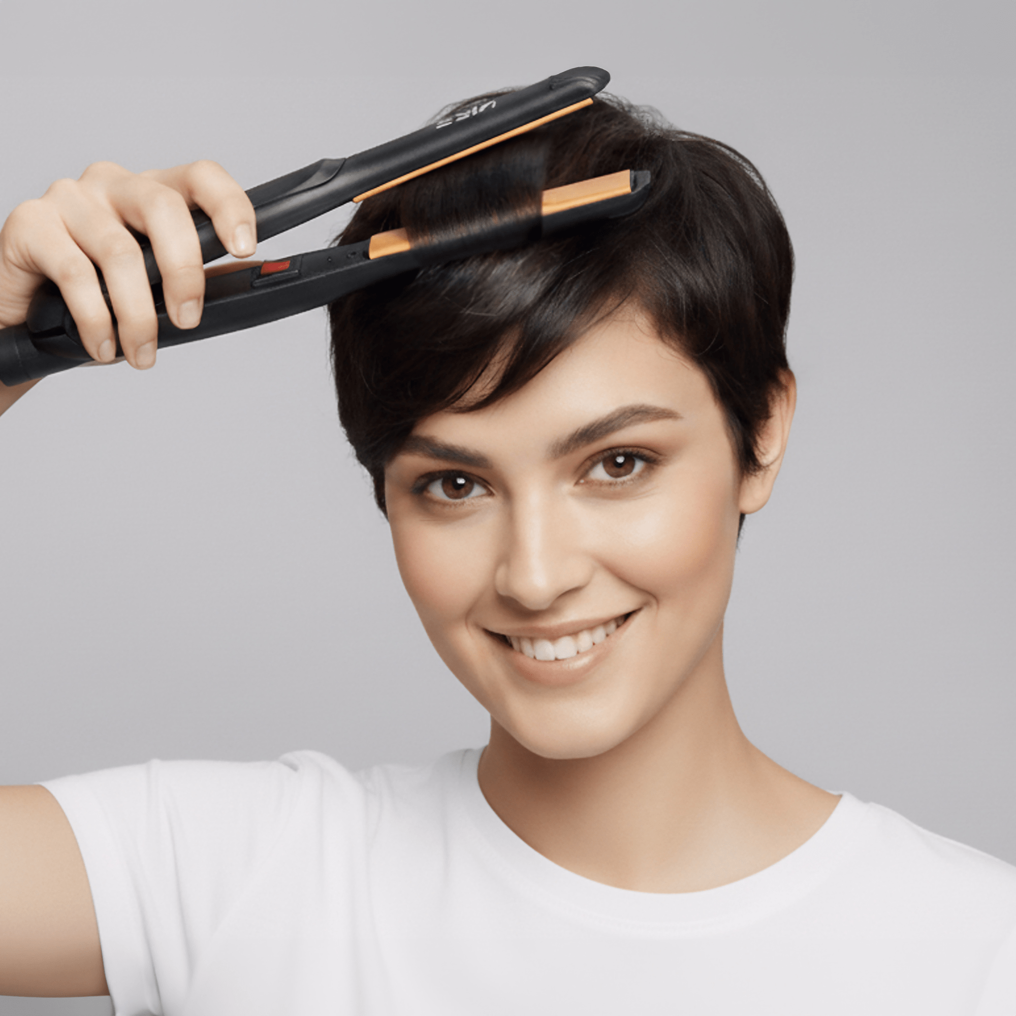 KISS Tourmaline Ceramic Flat Iron, 1/2"