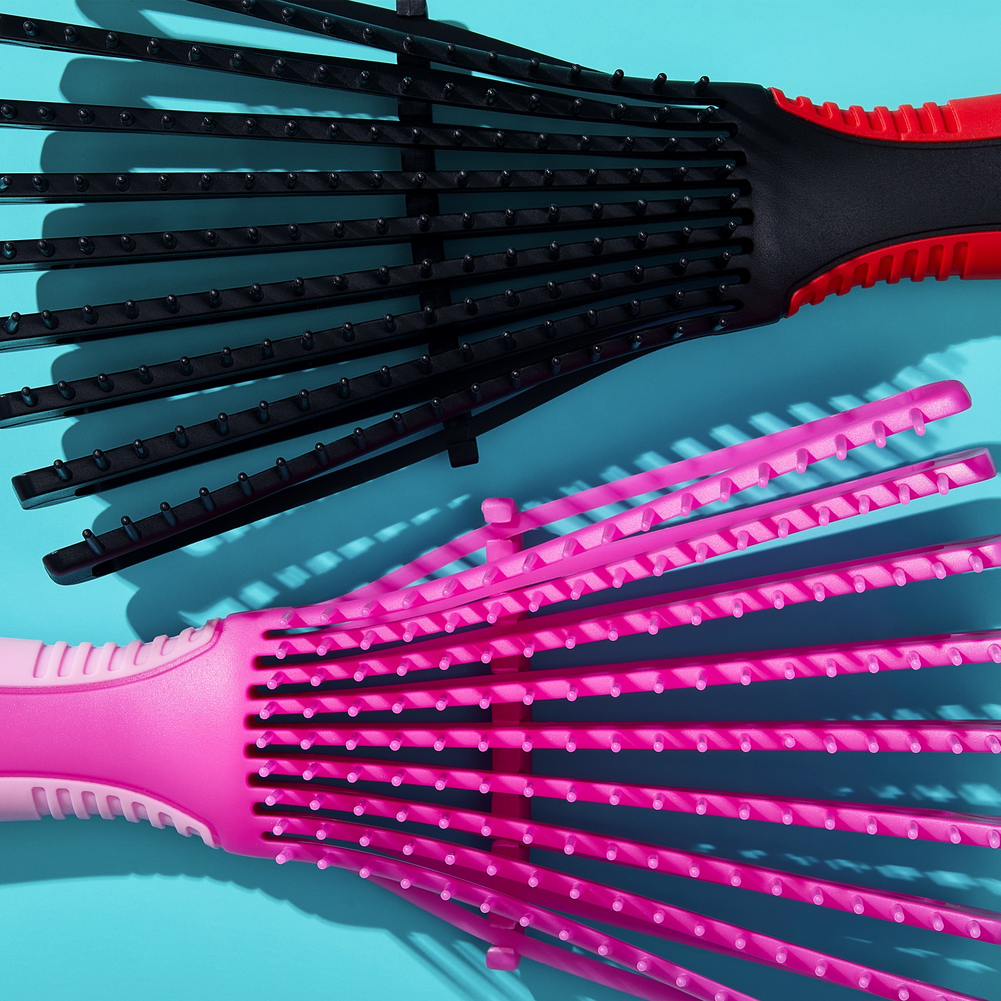 KISS Colors & Care Glide & Define Non-Slip Detangling Brush