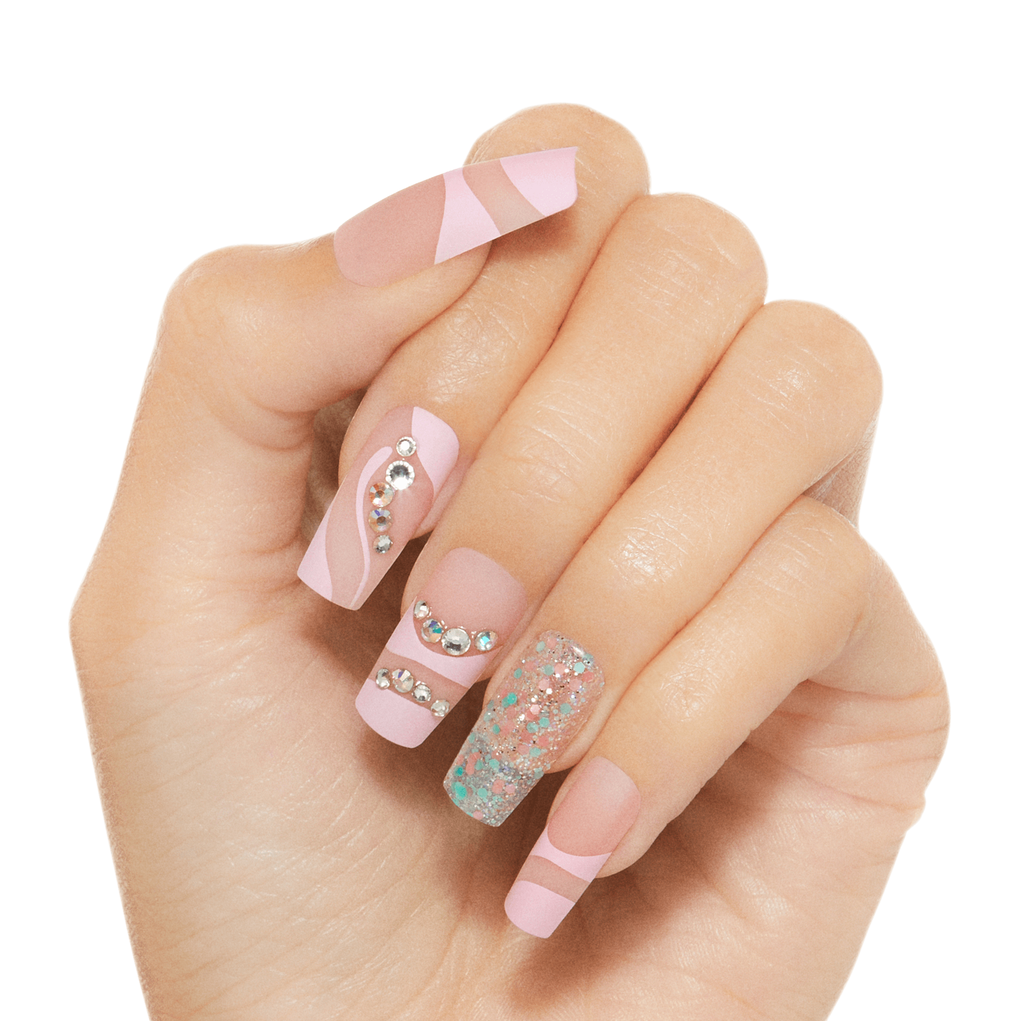 KISS Masterpiece Press On Glue Nails - Sweetest Pie
