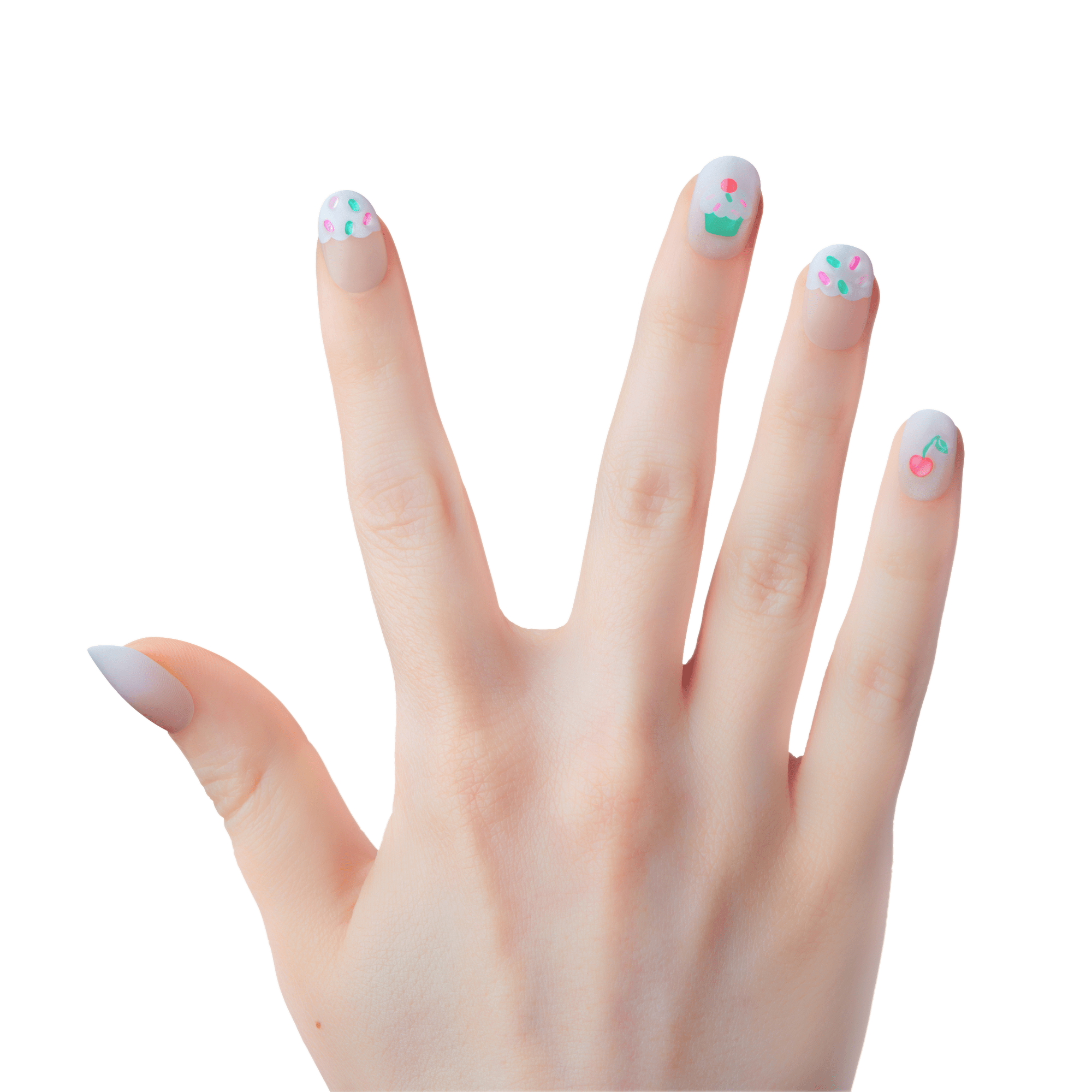 KISS Nail Drip Sweet Shop Press On Glue Nails - Hot Drip