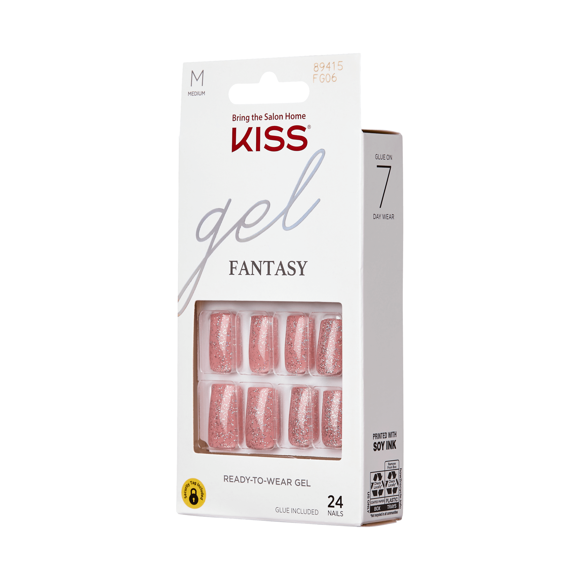 KISS Gel Fantasy Press On Glue Nails - Galaxy War