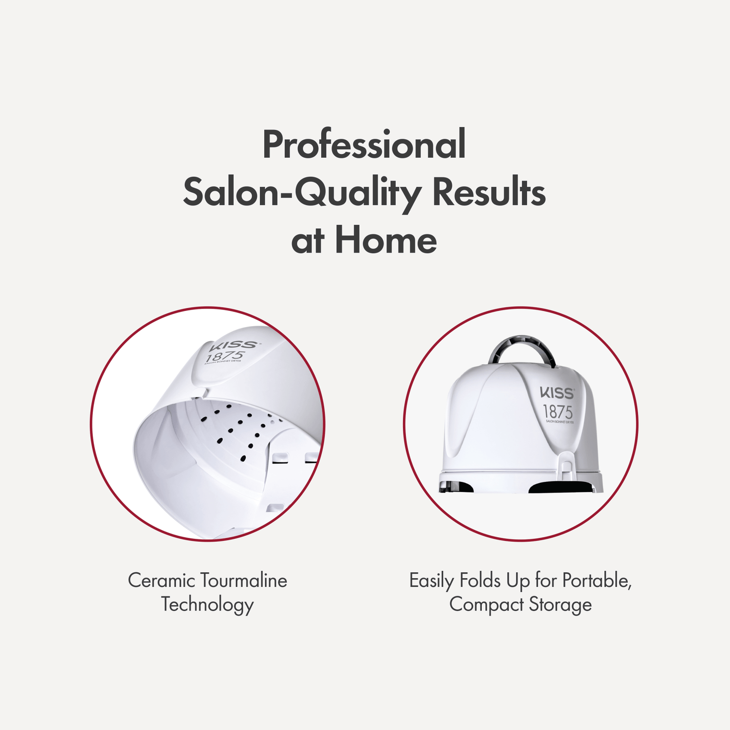 KISS 1875W Salon Bonnet Hair Dryer