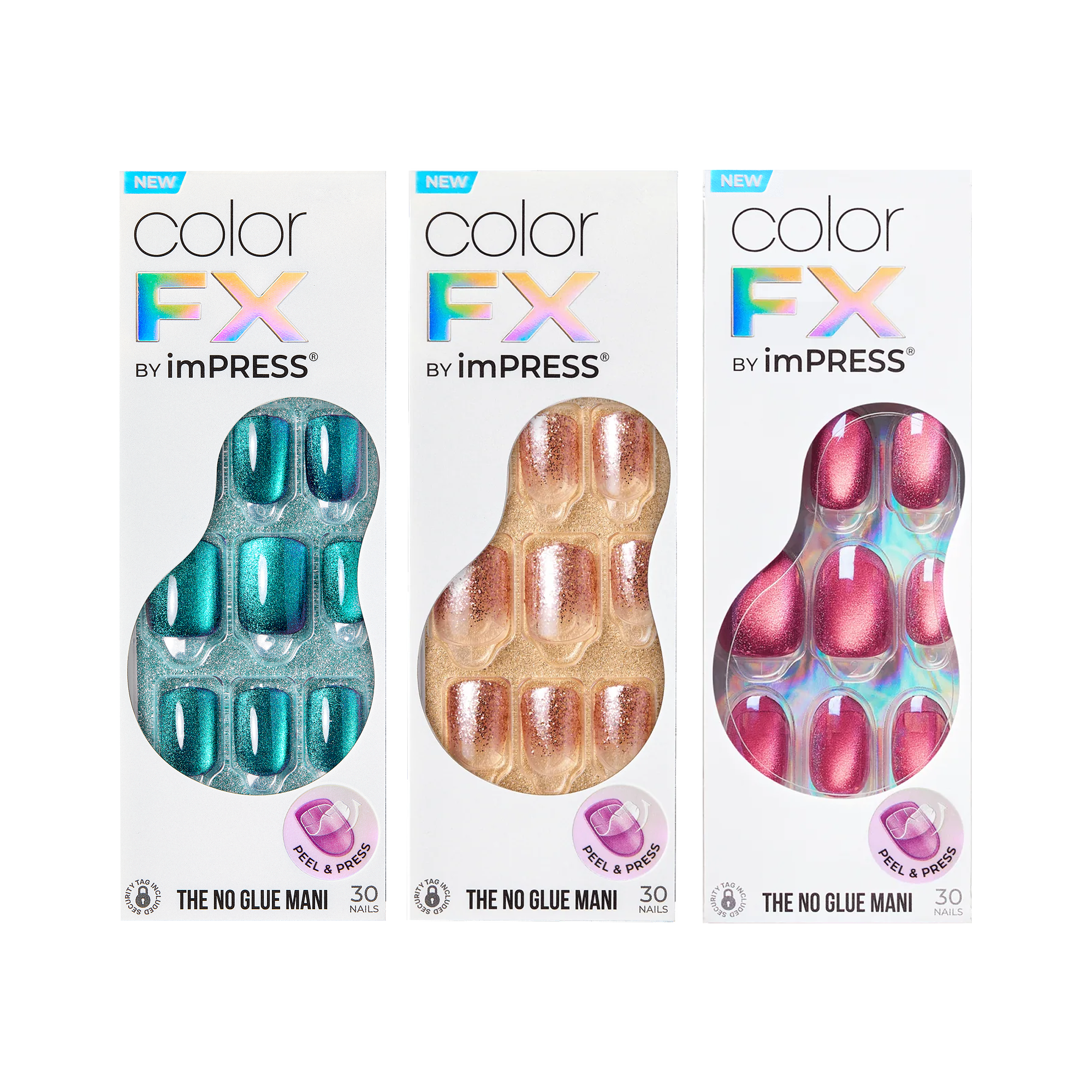 colorFX by imPRESS Press On Nails Bundle - Showgirl Nails