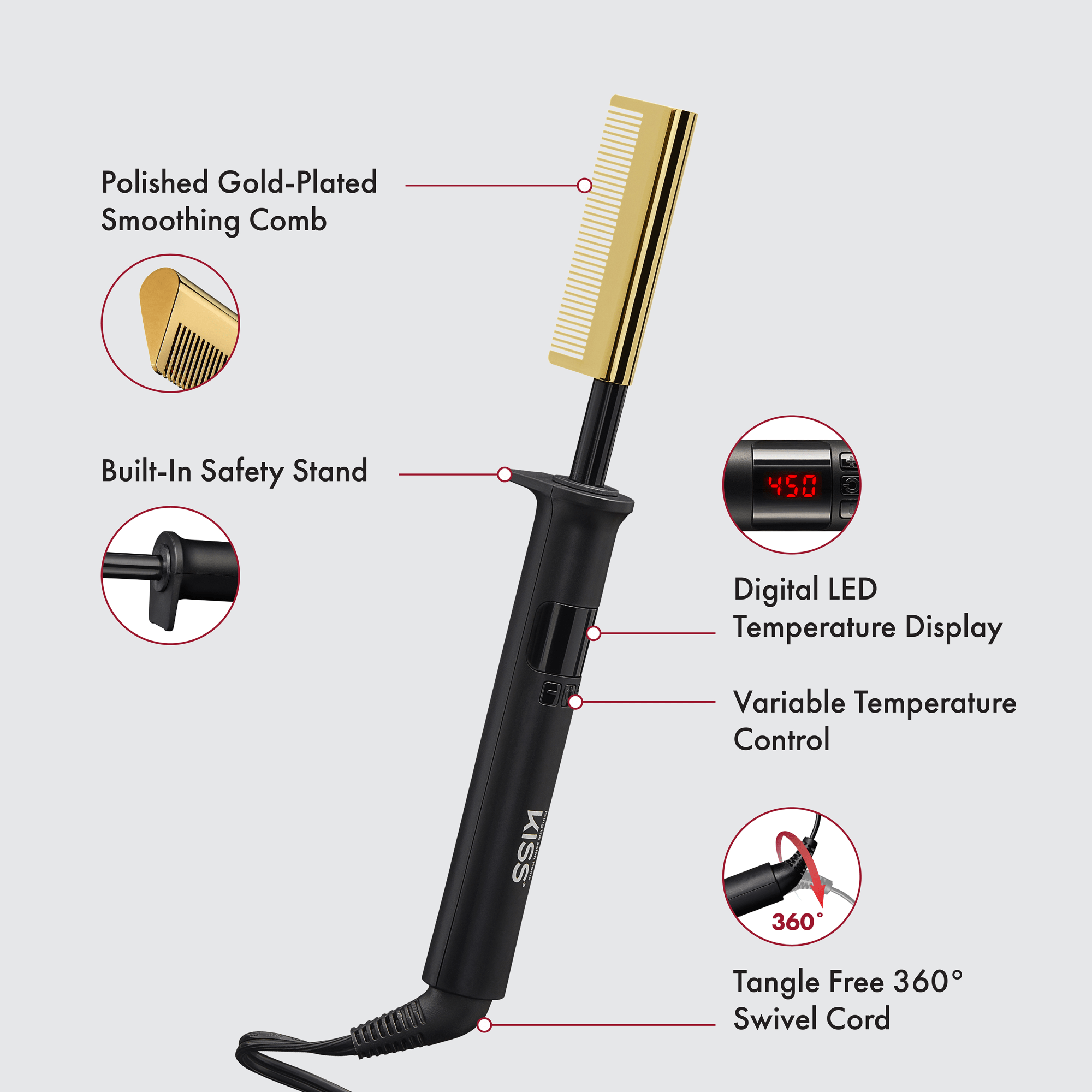 KISS Professional Pressing Comb