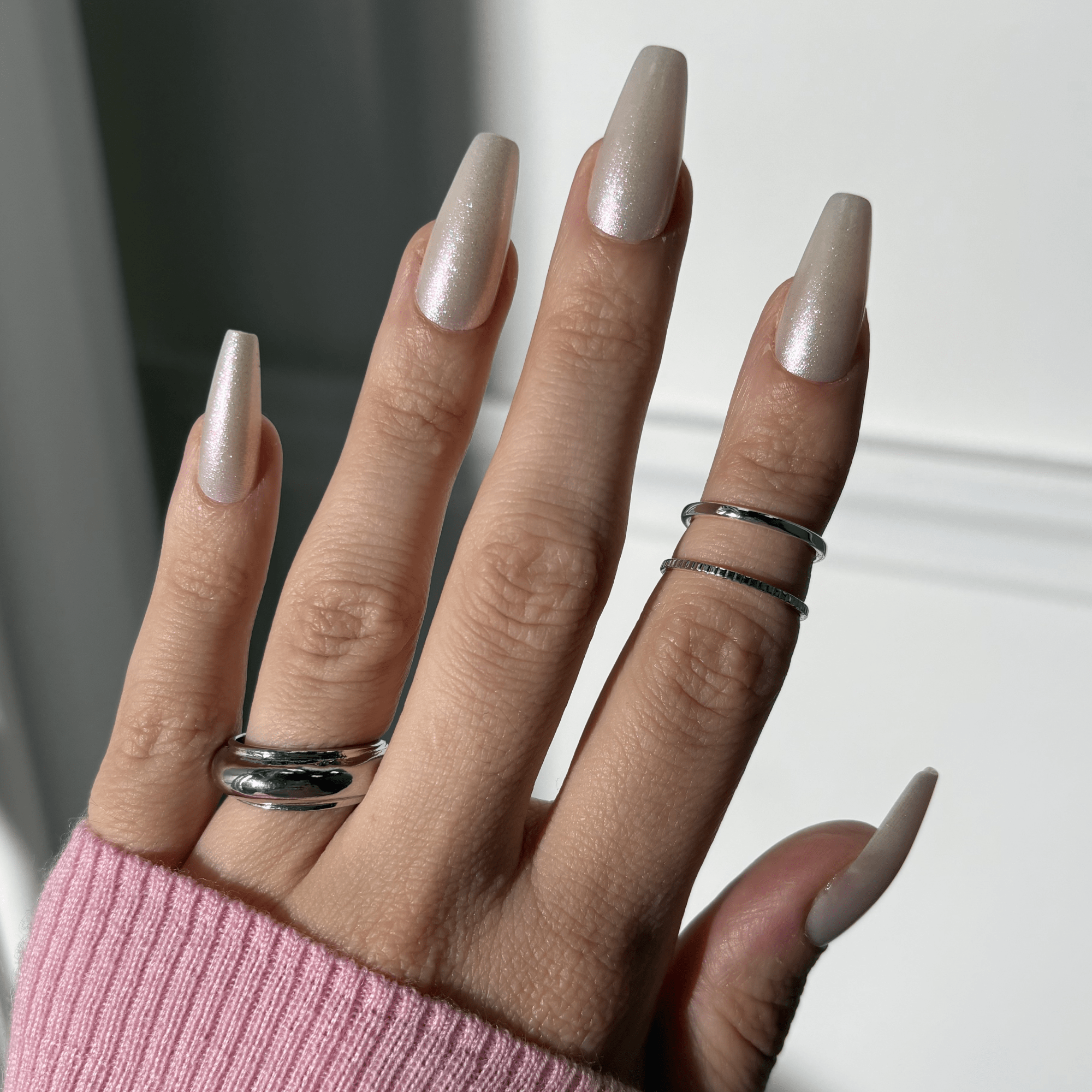 KISS Gel Fantasy Press On Glue Nails - Hold Me Closer
