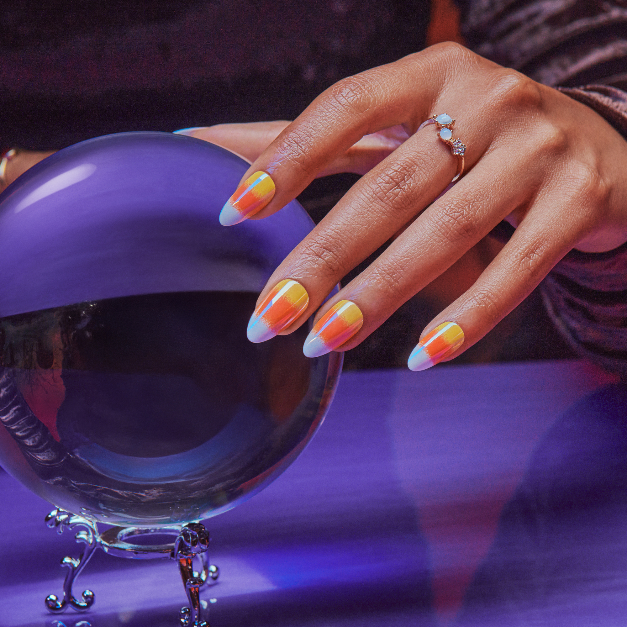 KISS Voguish Fantasy Halloween Press On Glue Nails - Sweet Creature