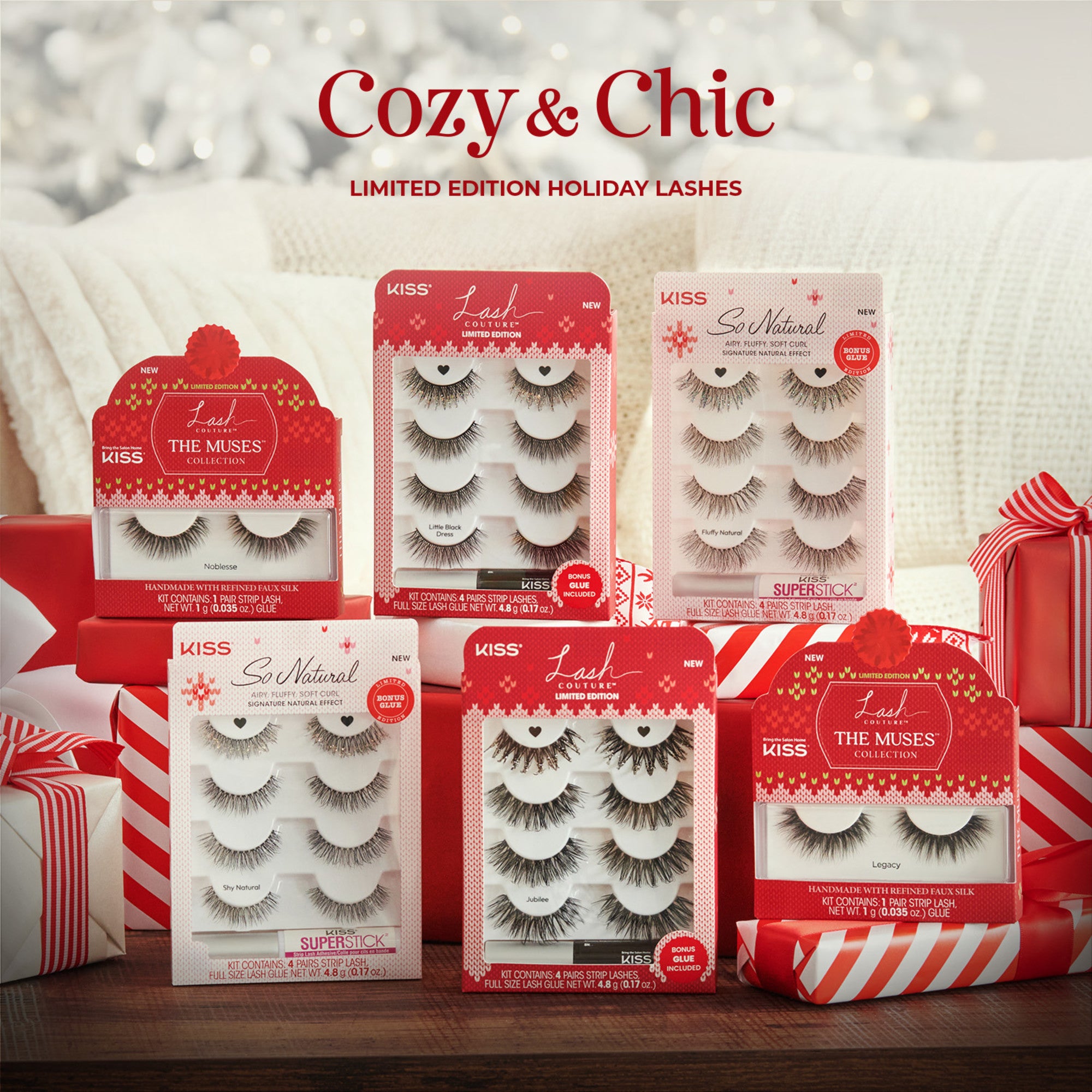 KISS Lash Couture Faux Mink Holiday Lashes – Little Black Dress
