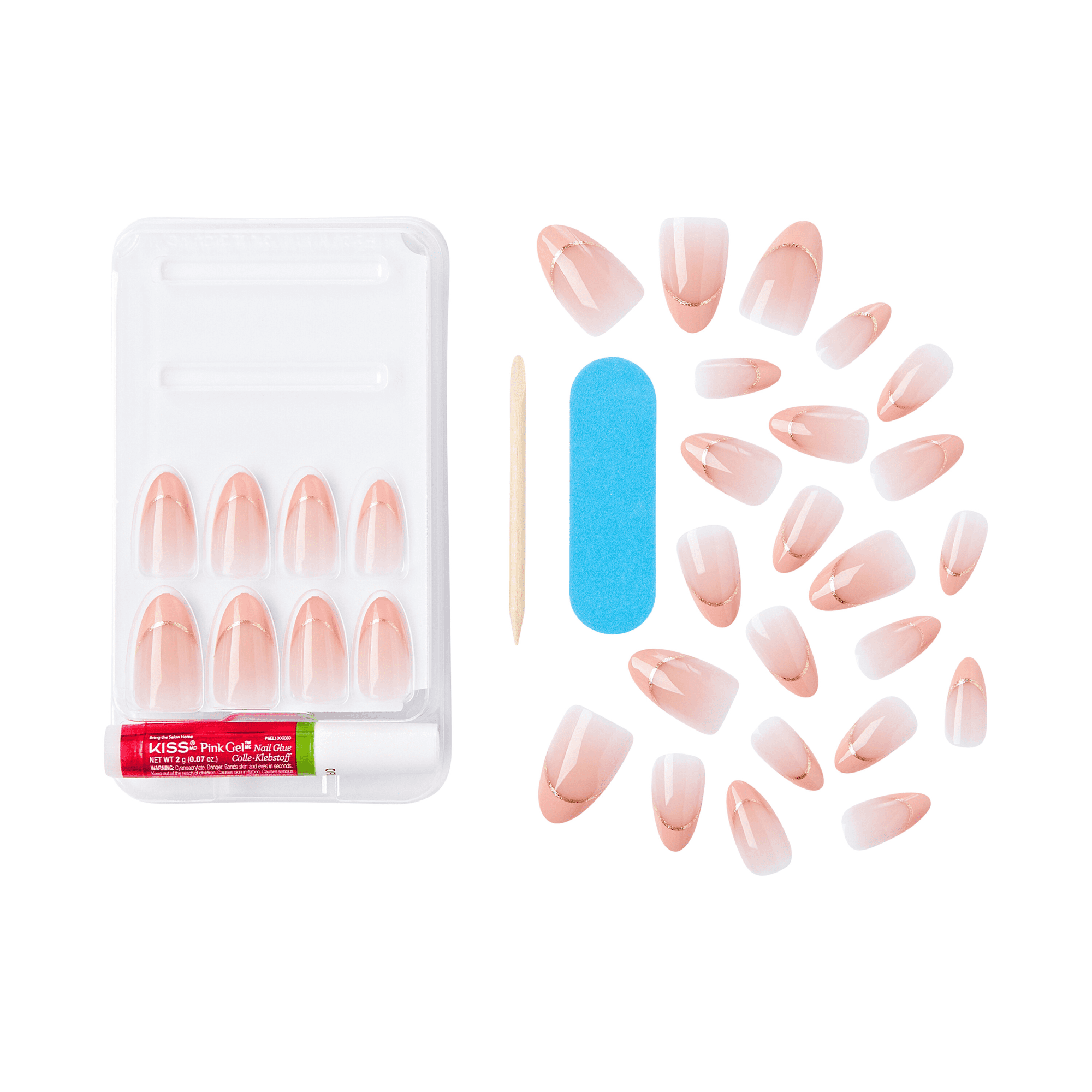 Contents of KISS Voguish Fantasy nails in &