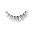 A single strip of lashes in a natural lash pattern. Lashes are from KISS The New Natural collection multipack in &