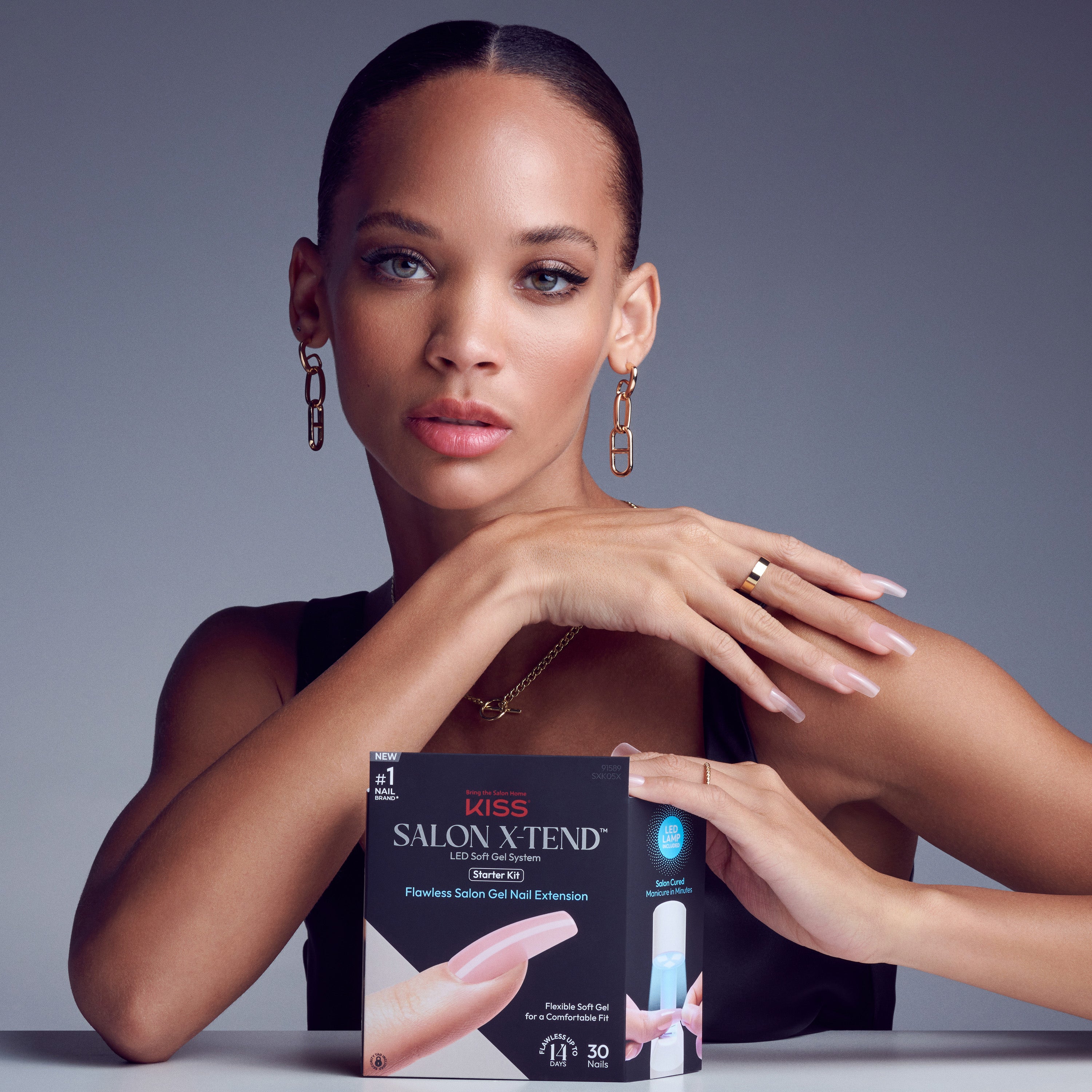 KISS Salon X-tend LED Soft Gel Starter Kit System - Lux