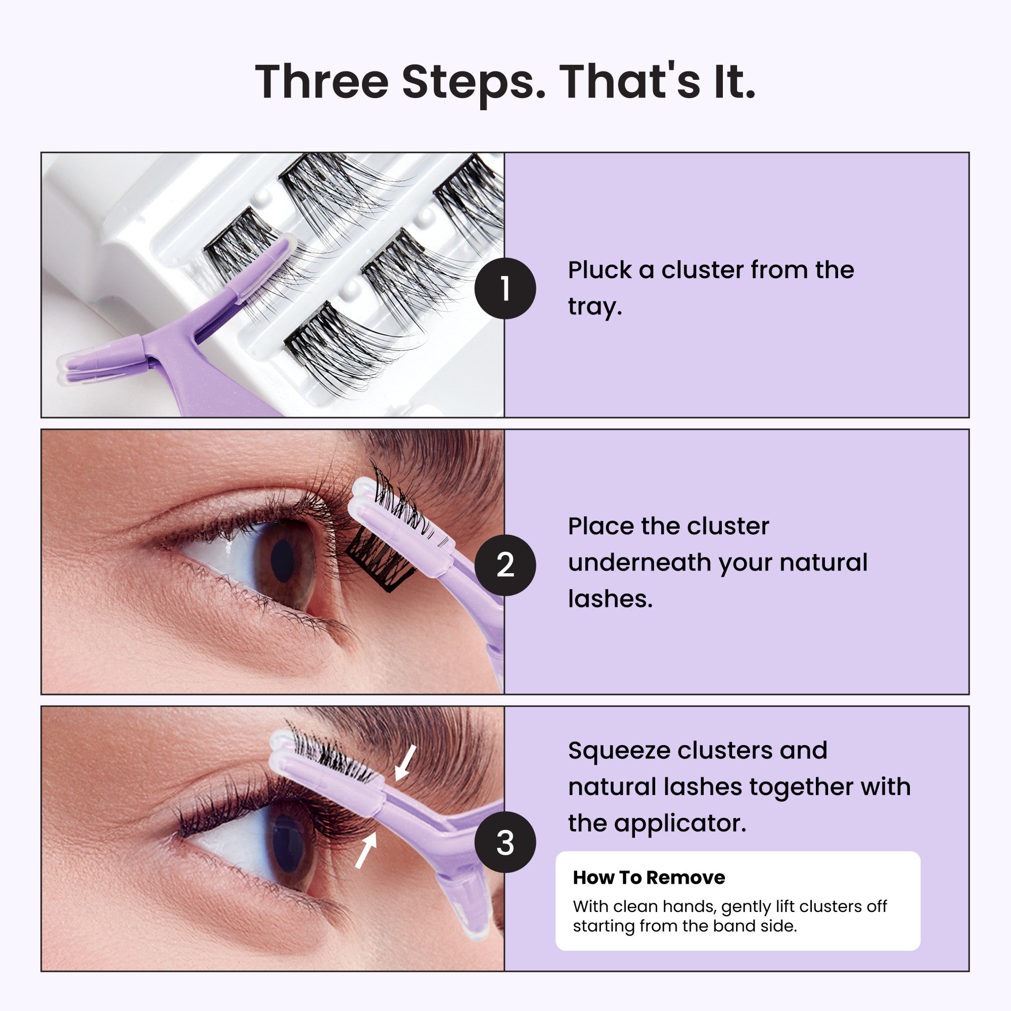 imPRESS Pre-Glued Lash Clusters Kit - Classic Wispy