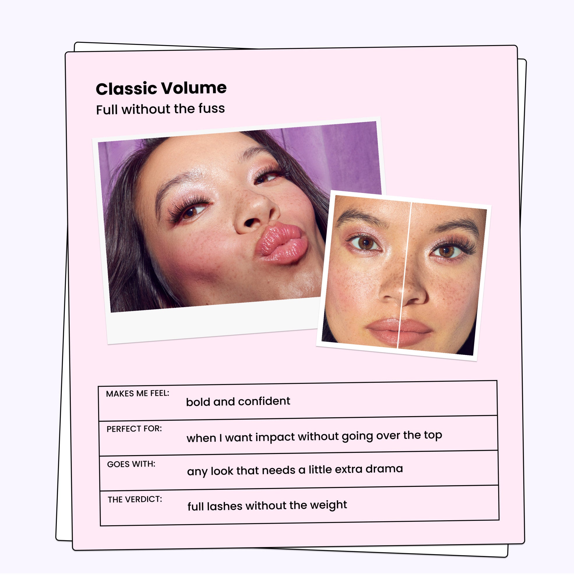 imPRESS Falsies Pre-Glued Strip Lashes Kit - Classic Volume