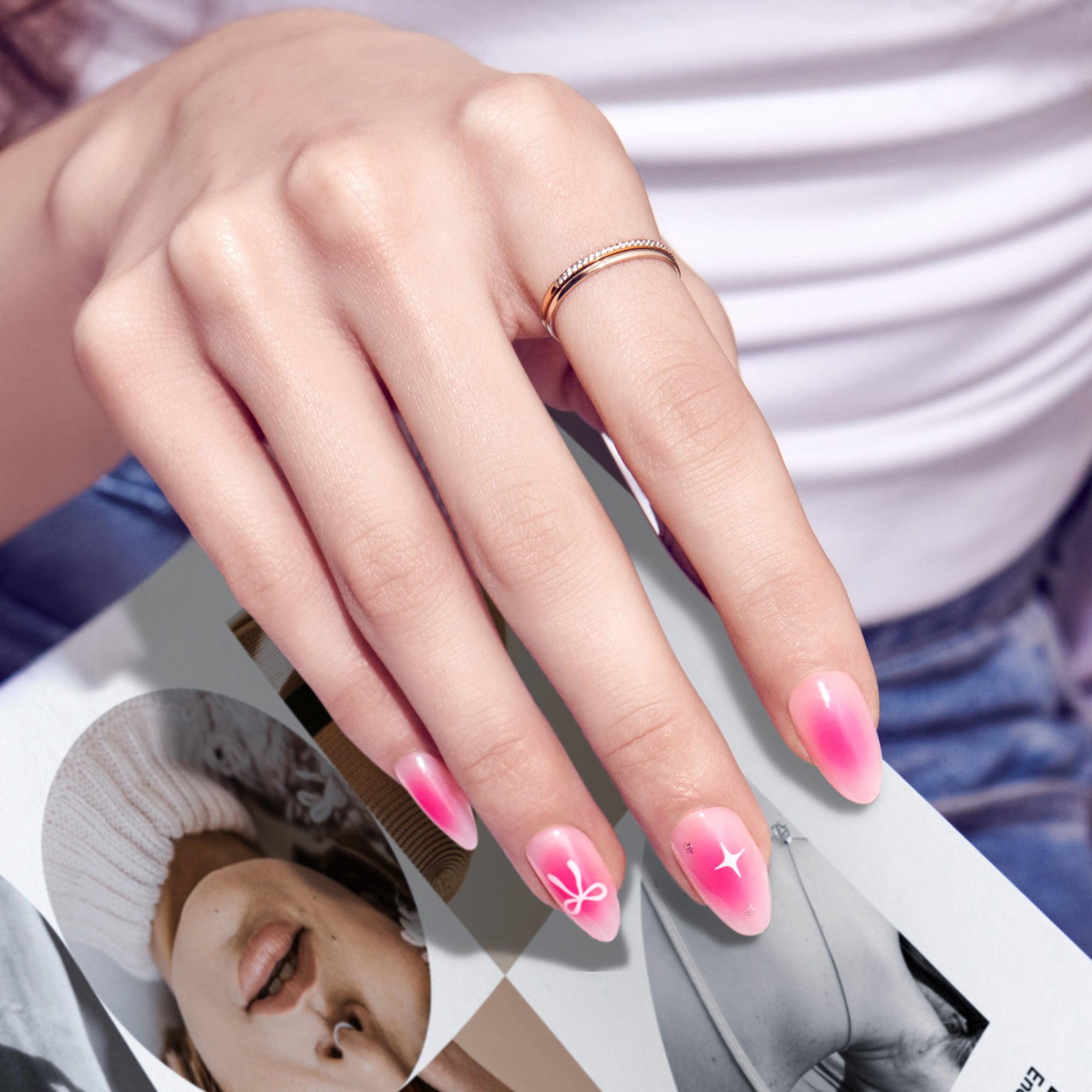 KISS CORE Design Press On Glue Nails - My Time