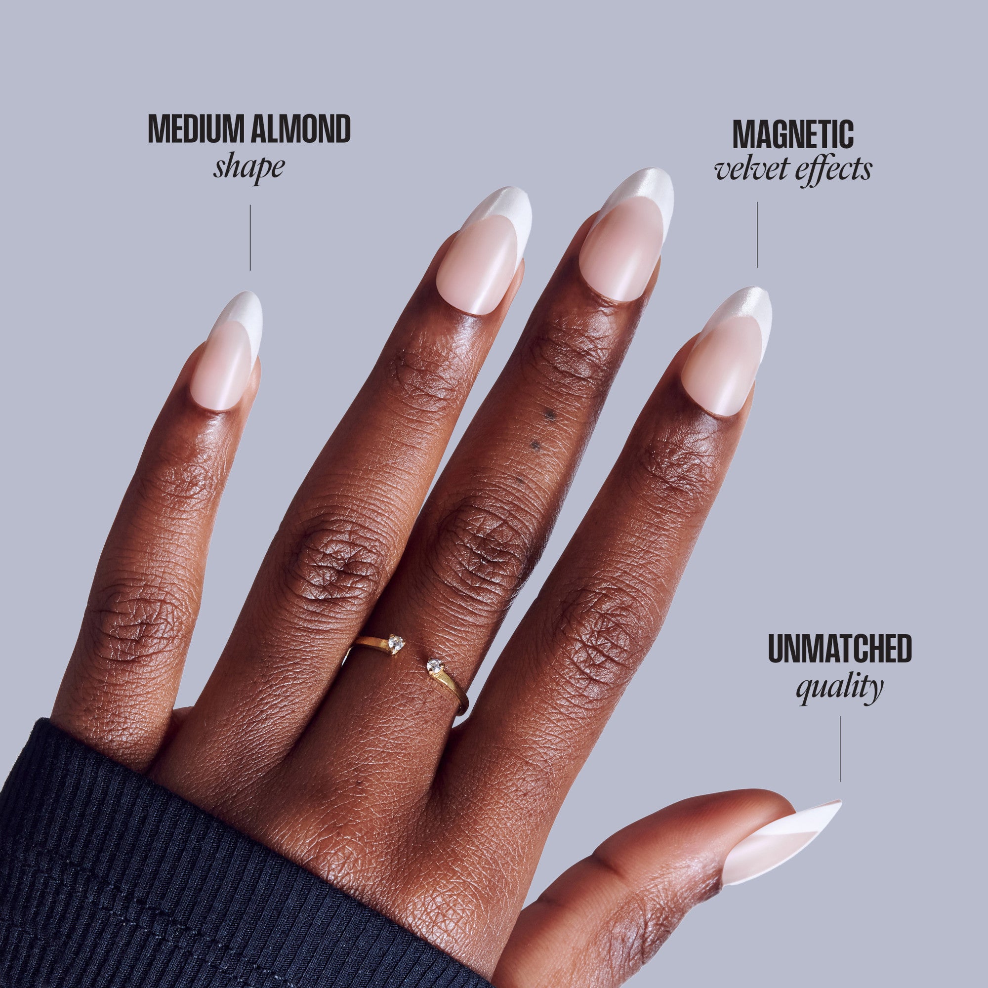 KISS CORE Magnetic Press On Glue Nails - Patchouli