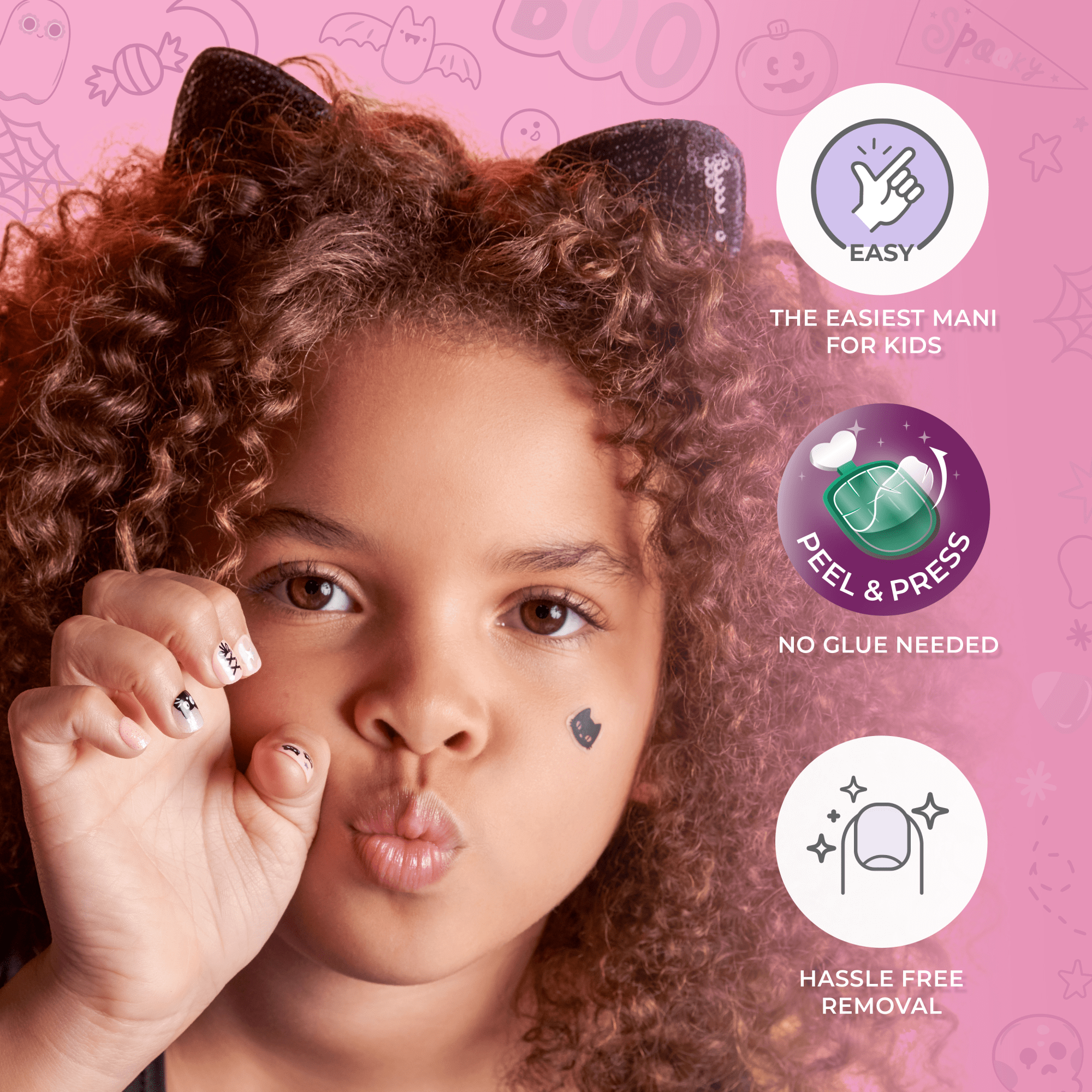 imPRESS Halloween Kids Press On Nails - Oh My Gourd
