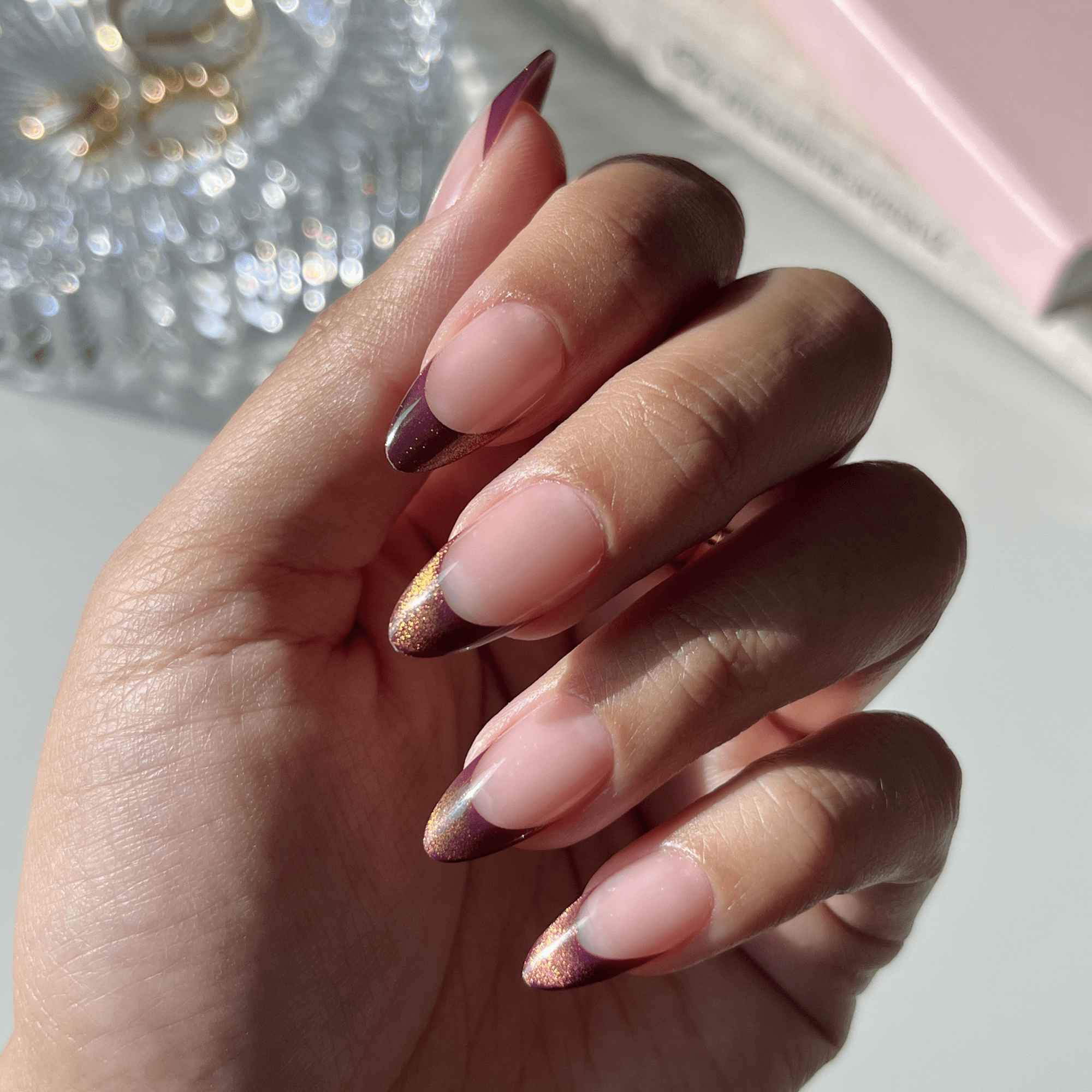 KISS Voguish Fantasy Press On Glue Nails - Passionable