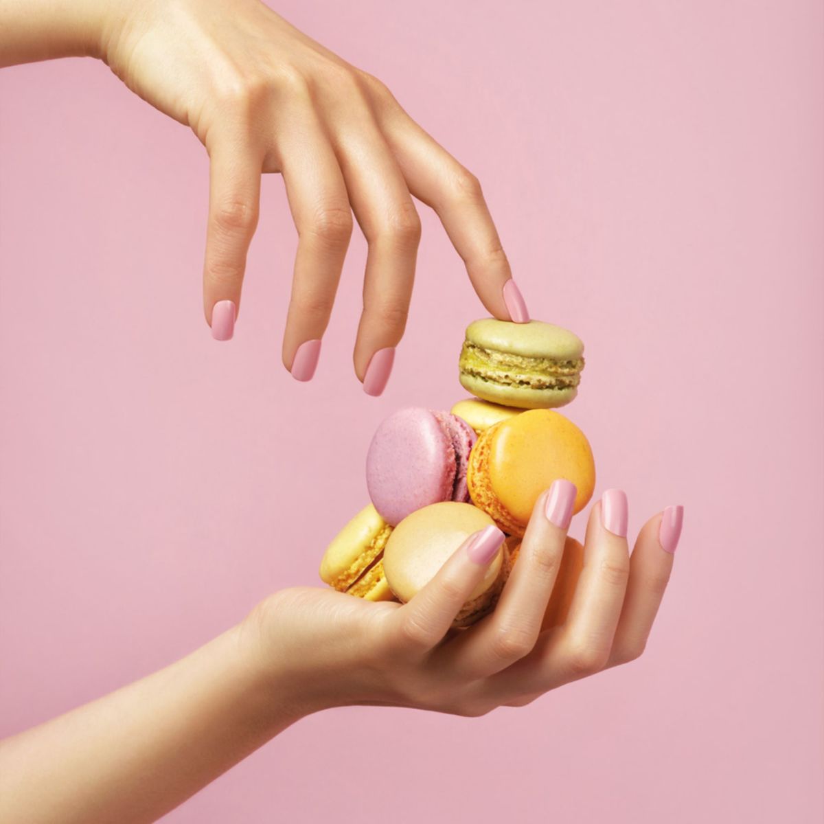 KISS Gel Fantasy Manicure & Salon Color Pedicure Set - Blush Mate