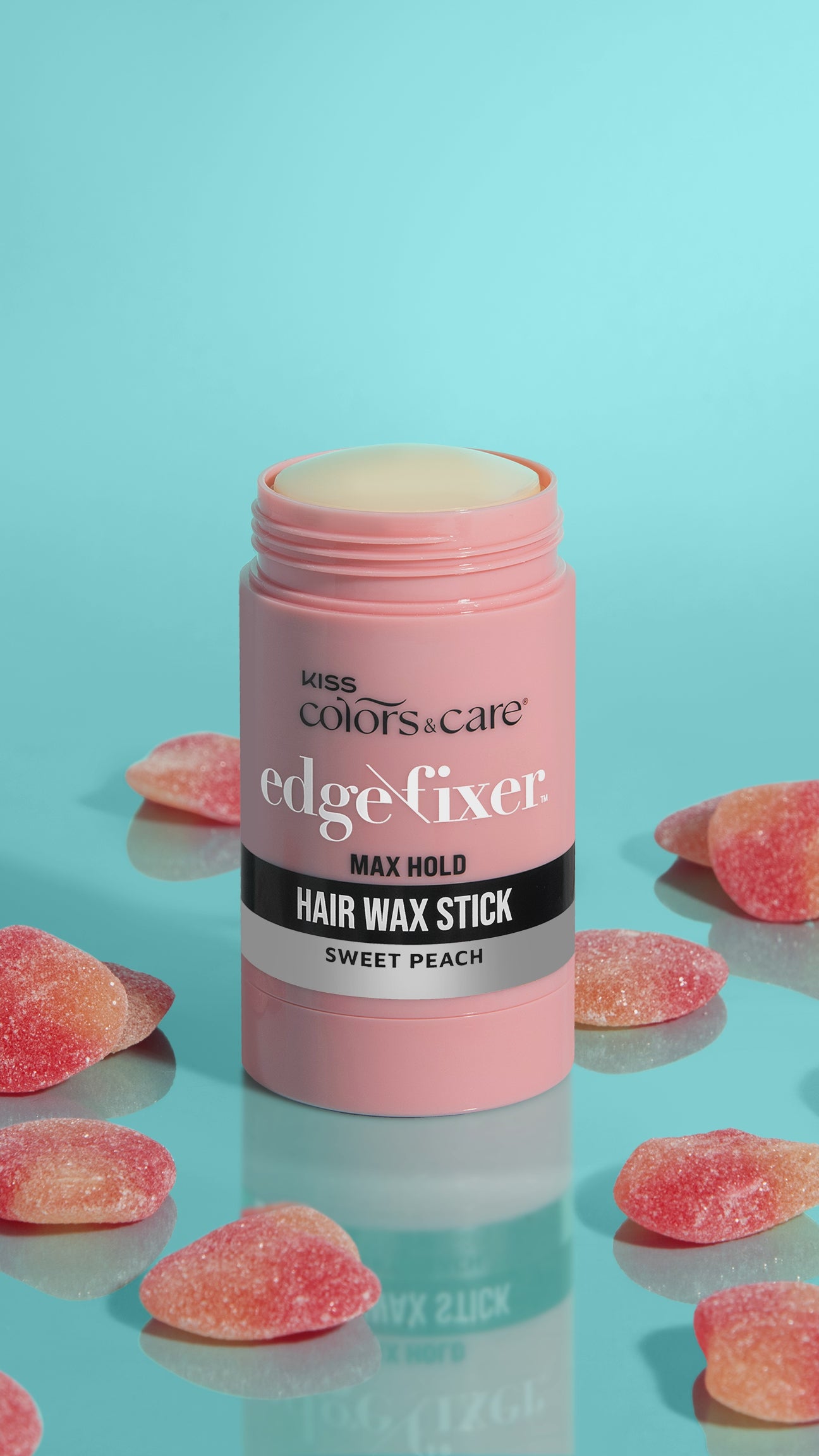 KISS Colors & Care Edge Fixer Wax Stick – Sweet Peach