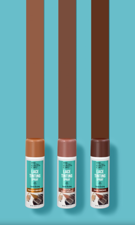 KISS Colors & Care Lace Tinting Spray - Dark Brown