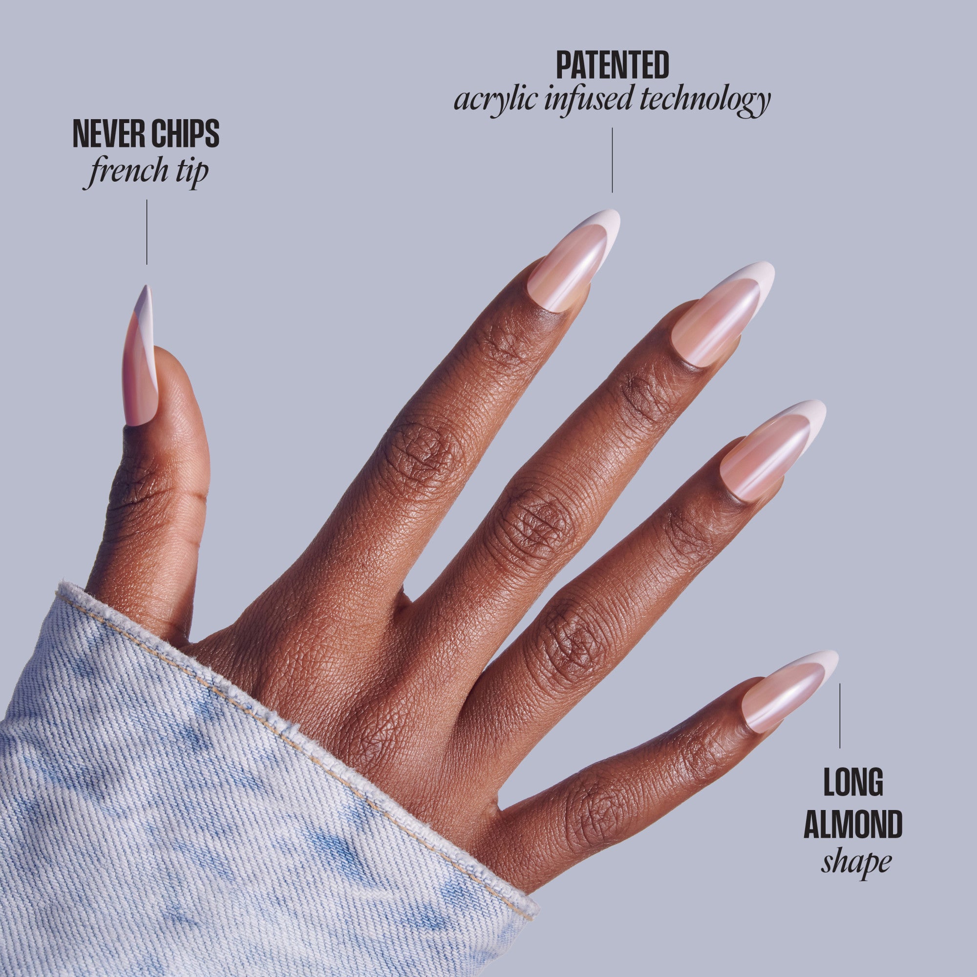 KISS CORE French Press On Glue Nails – Fascinating