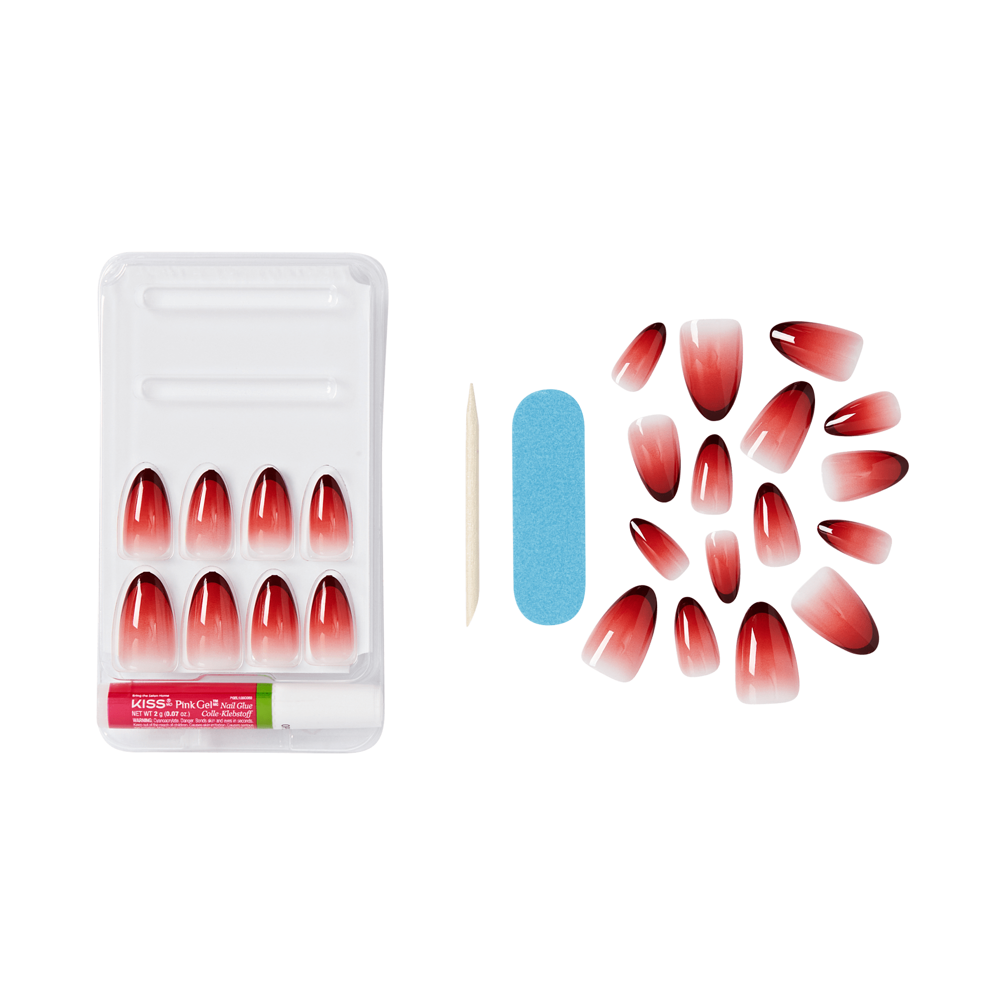 KISS Salon Design Halloween Press On Glue Nails - Jeepers