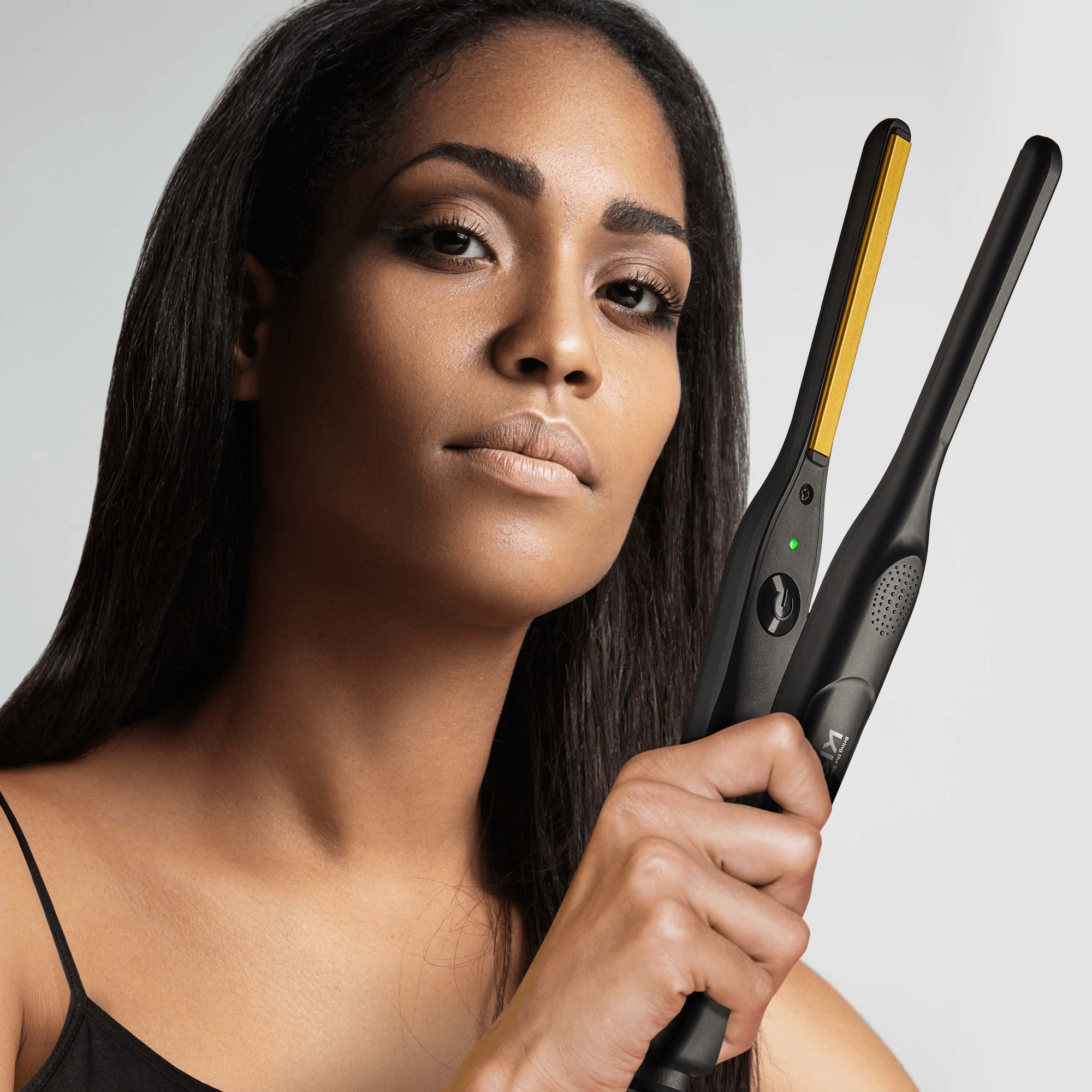 KISS Tourmaline Ceramic Flat Iron, 1/2"
