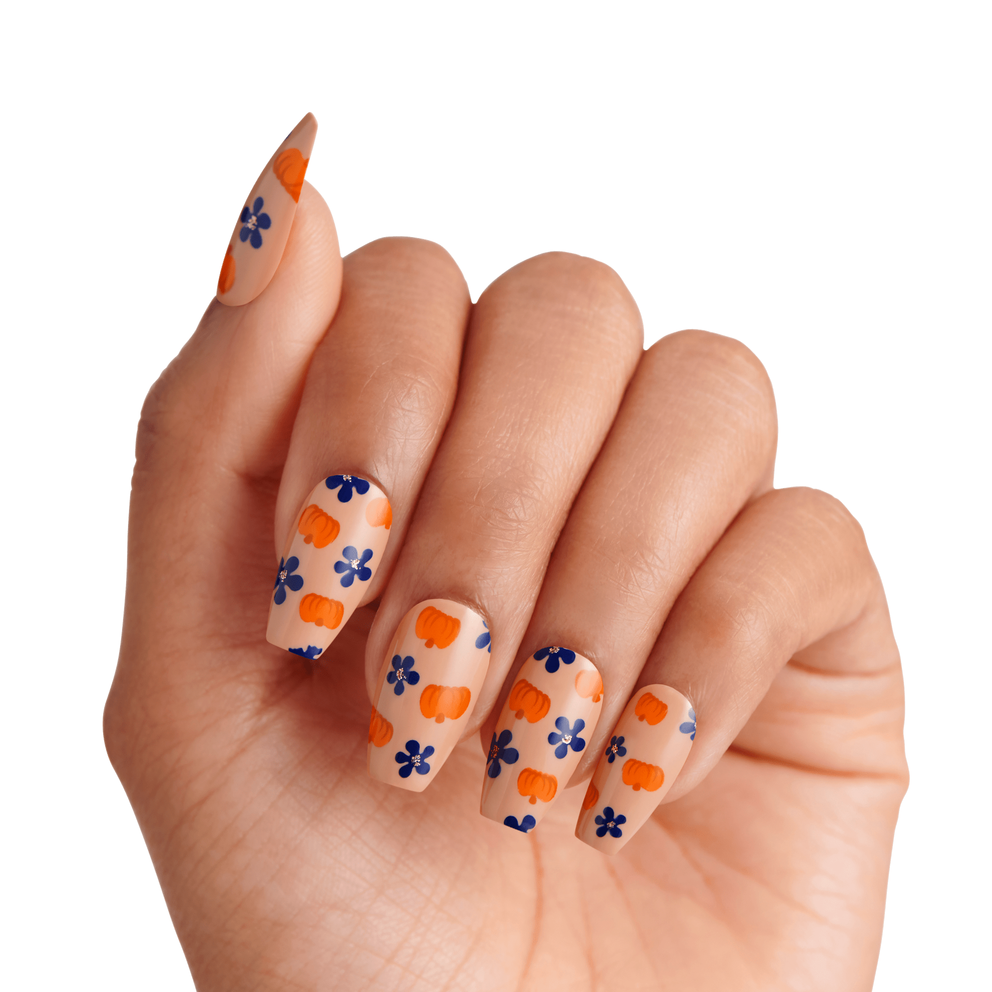 KISS Salon Design Halloween Press On Glue Nails - Allhallows Eve